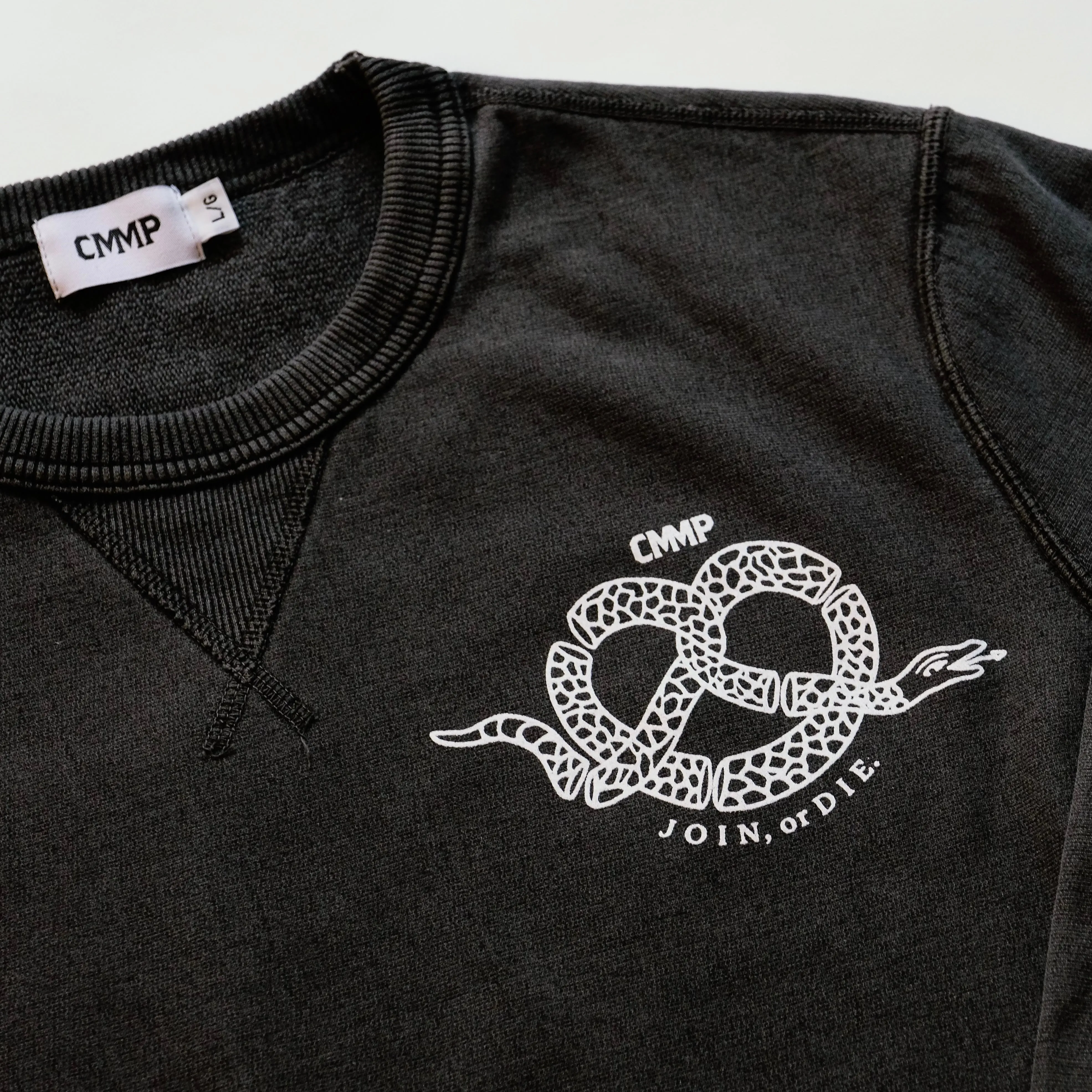 Green Pretzel Snake Crew Sweatshirt