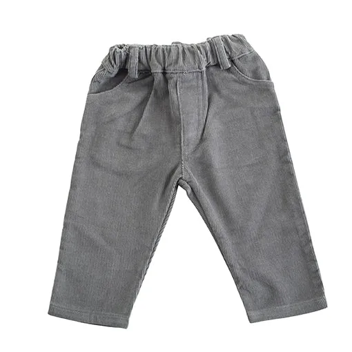 Grey cord trousers