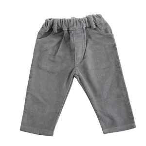 Grey cord trousers