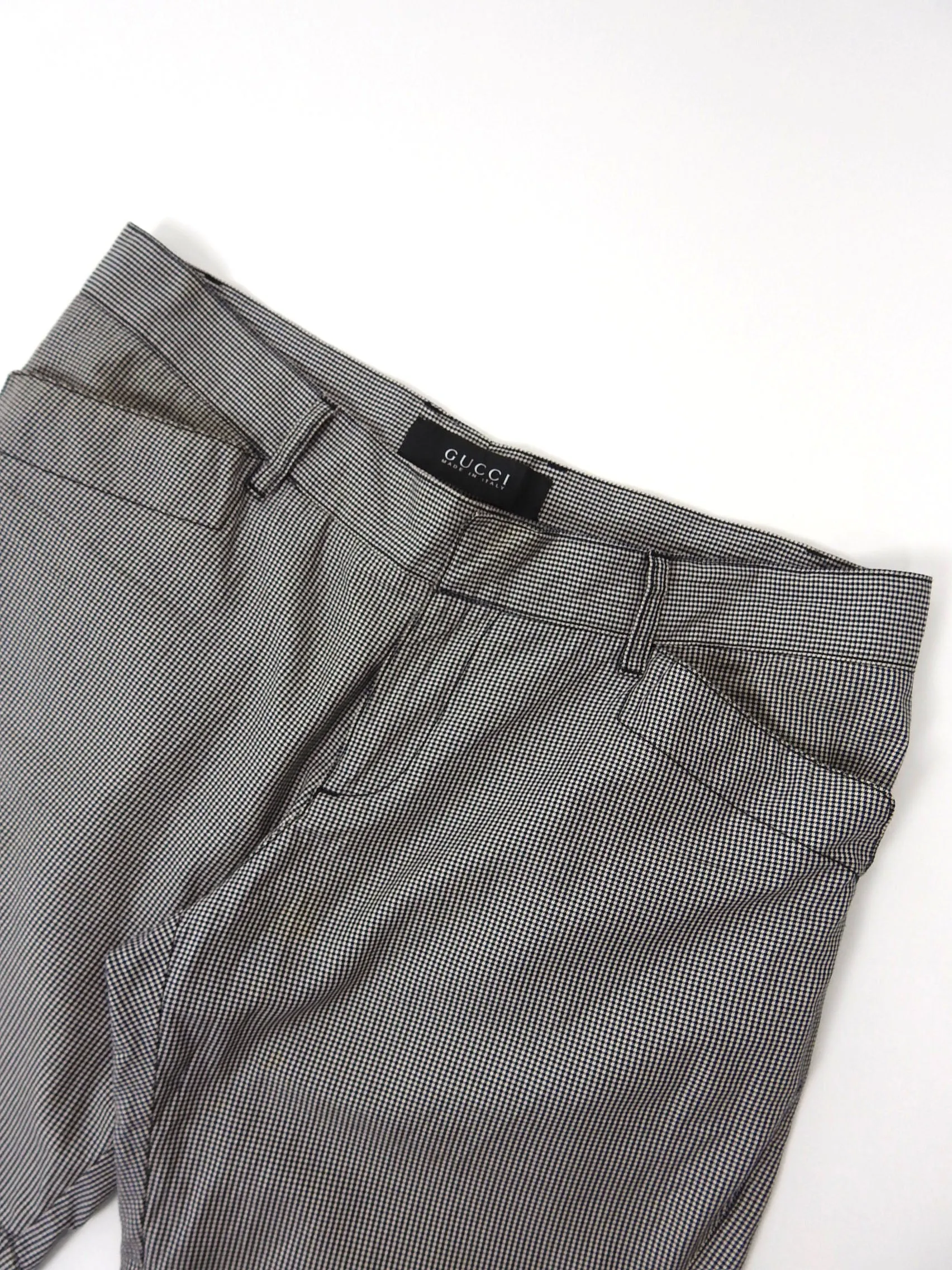 Gucci Check Trousers Size 52