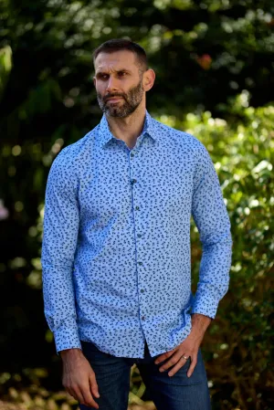 Gun Hill Mens Cutty Sark Shirt - Blue