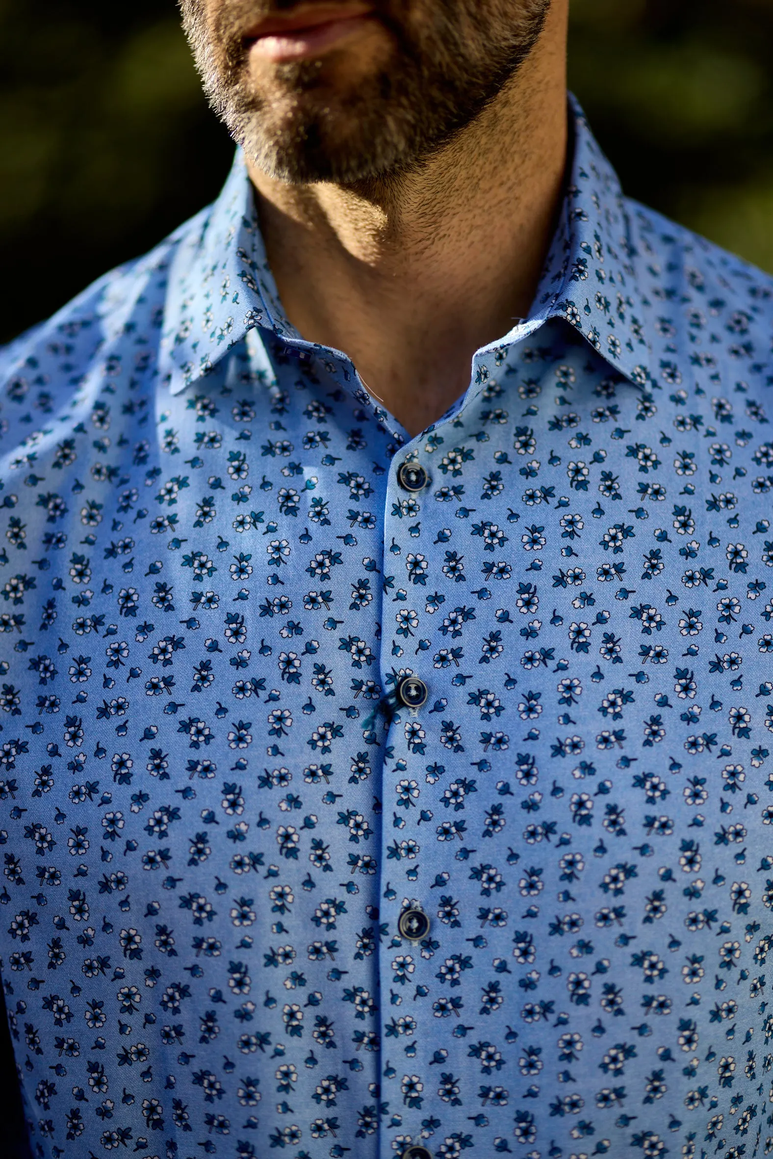 Gun Hill Mens Cutty Sark Shirt - Blue
