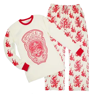 GUY LE TATOOER X LOCO MOSQUITO JAPANESE FLAME SET (CREAM / RED)