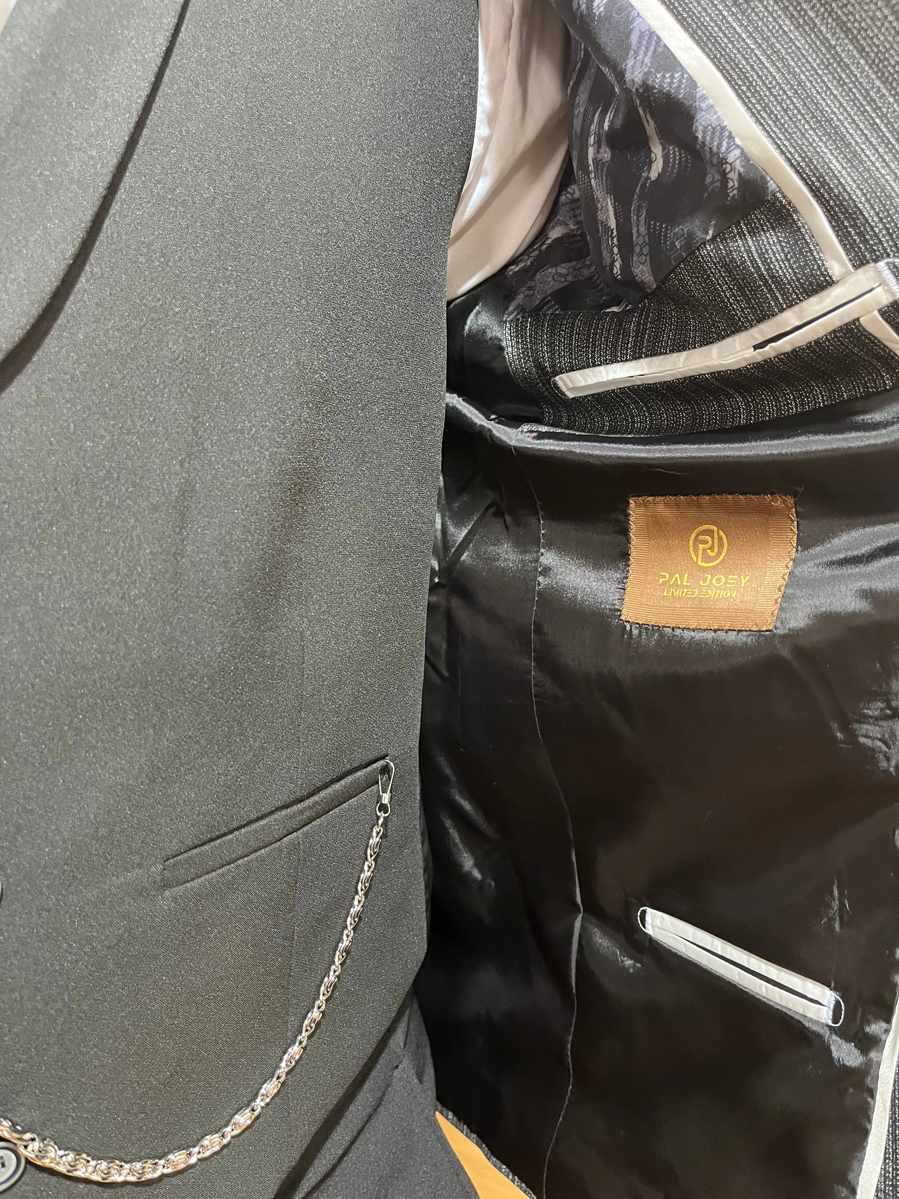 Hardy - Black/Grey 3 Piece Suit