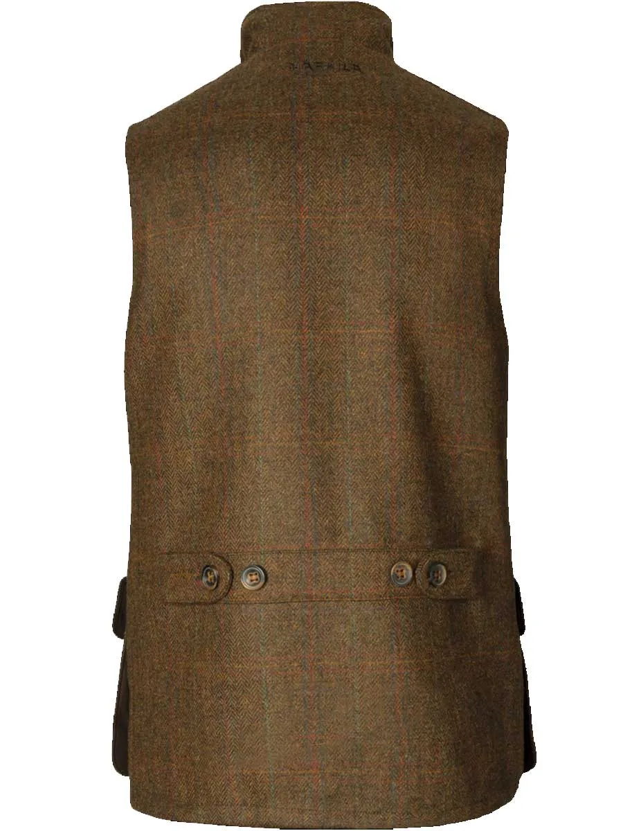 HARKILA Kenmore Shooting Zip Waistcoat - Mens - Terragon Brown