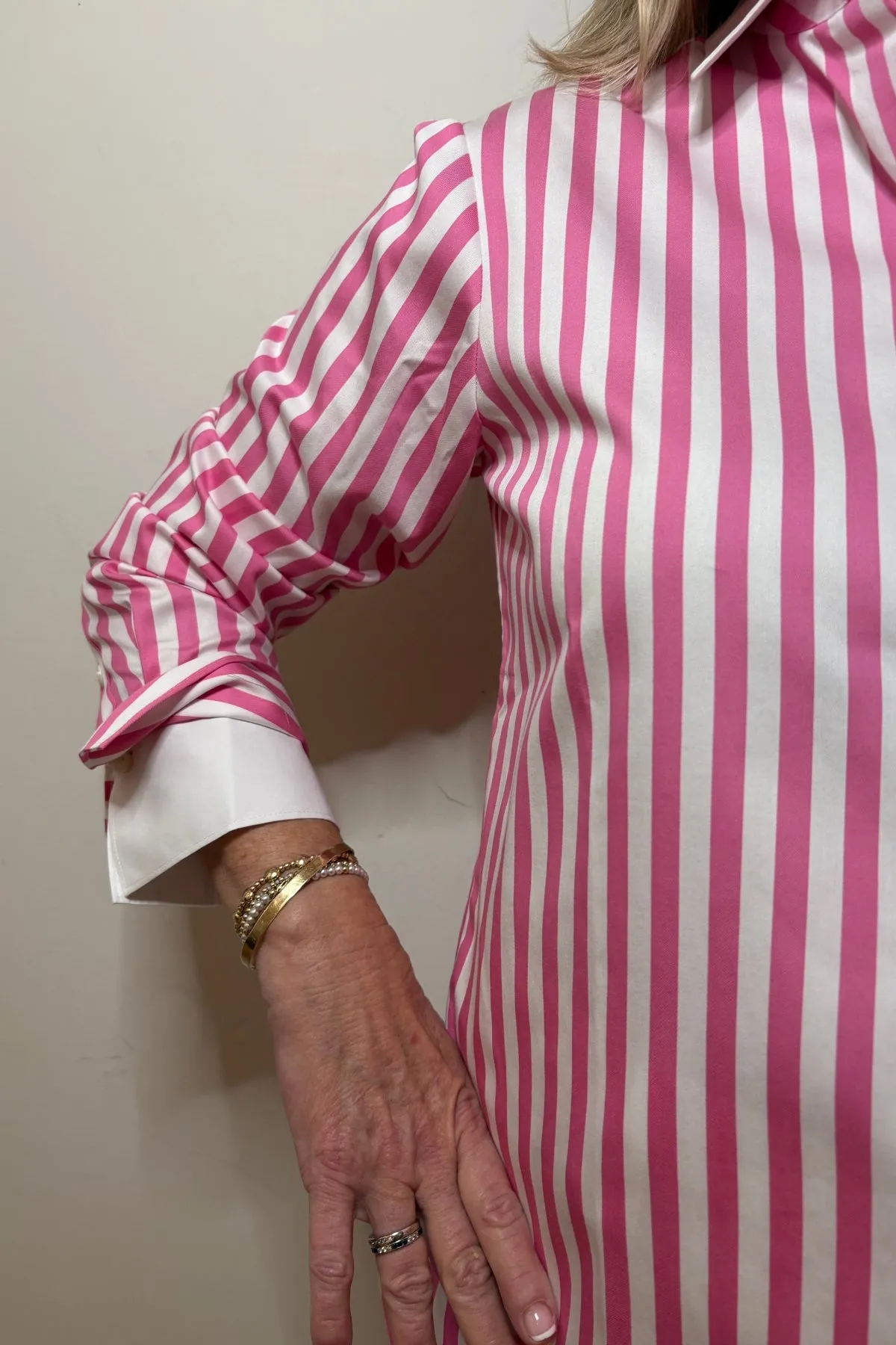 HINSON WU | Margot Long Sleeve- Guava White