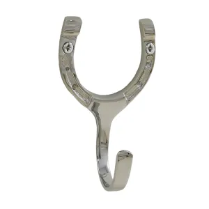 Horseshoe Hook Single - Chrome