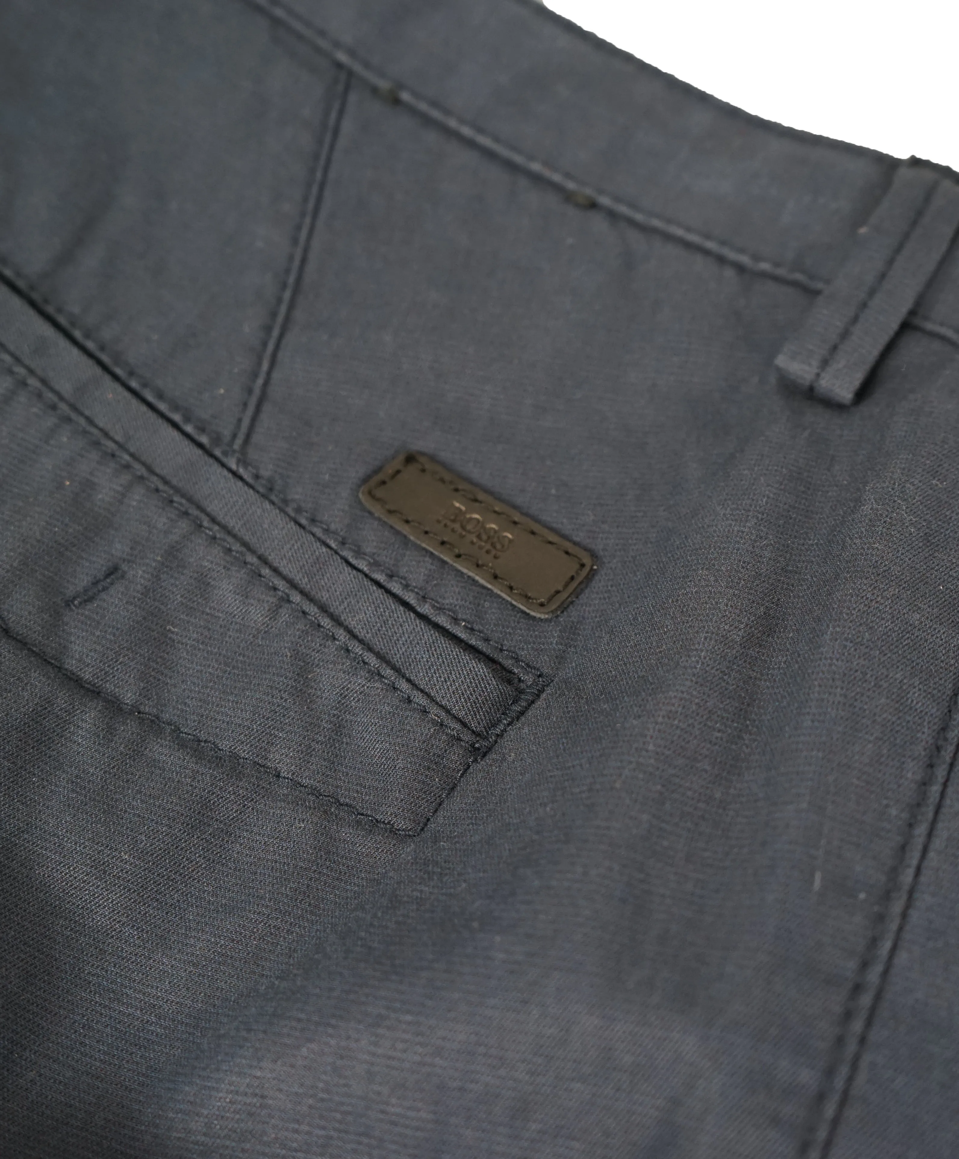 HUGO BOSS - “Rice2-W” Medium Blue Slim Cotton Casual Pants - 32W