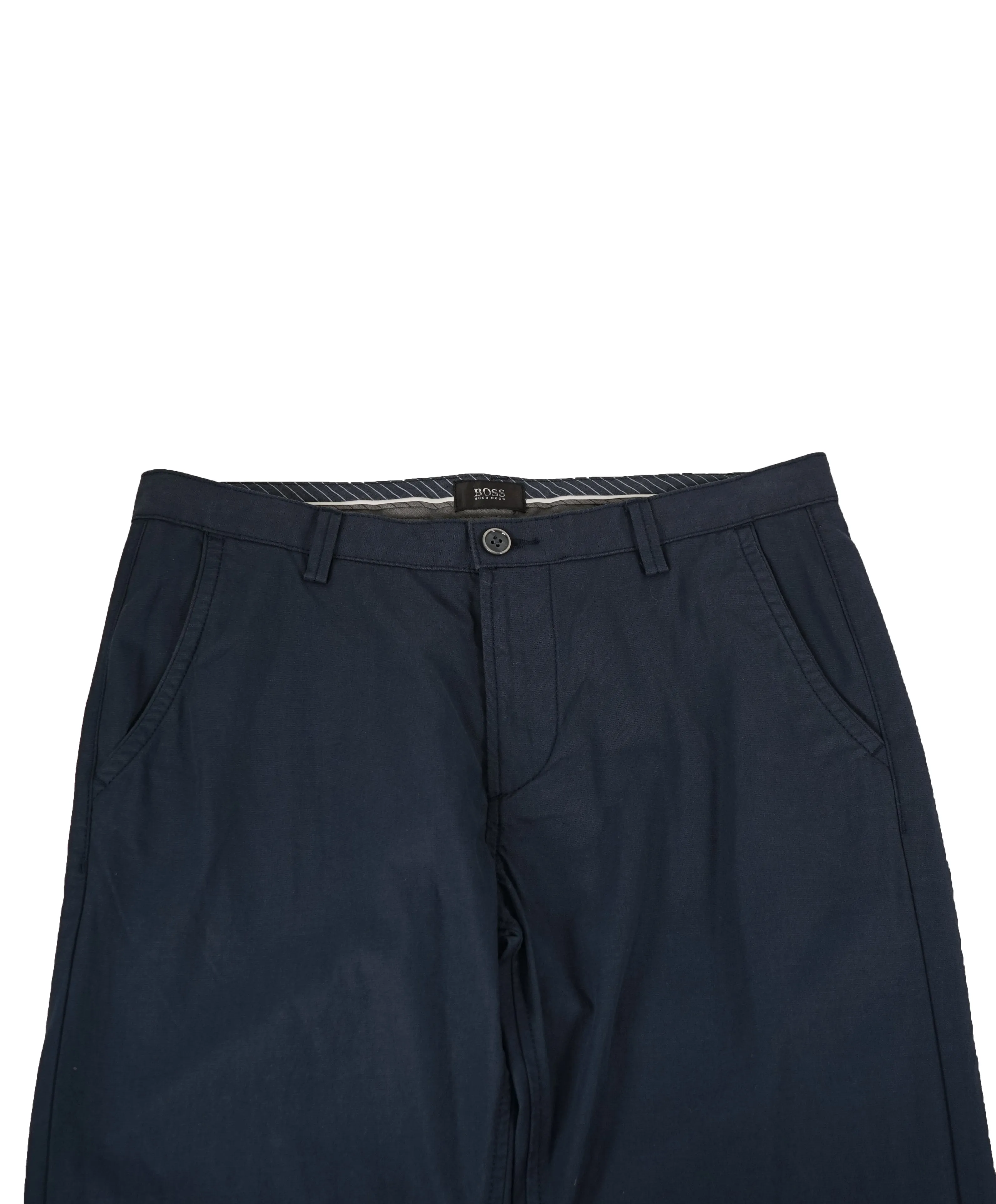 HUGO BOSS - “Rice2-W” Medium Blue Slim Cotton Casual Pants - 32W