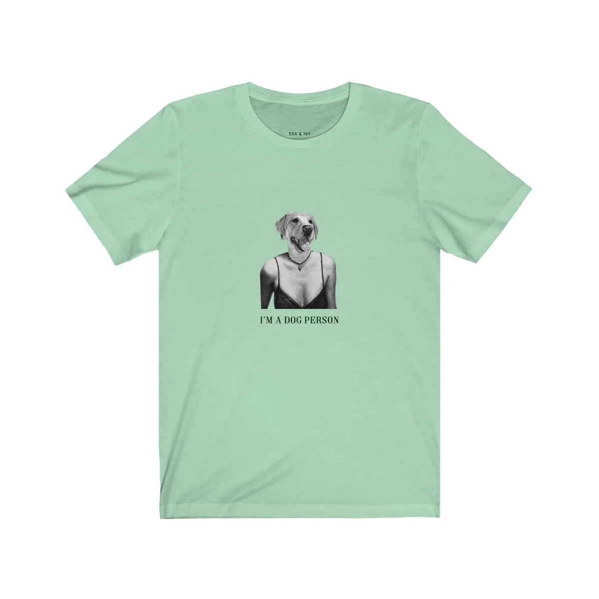 I'm A Dog Person Retro Fit Unisex Tee (Dress)