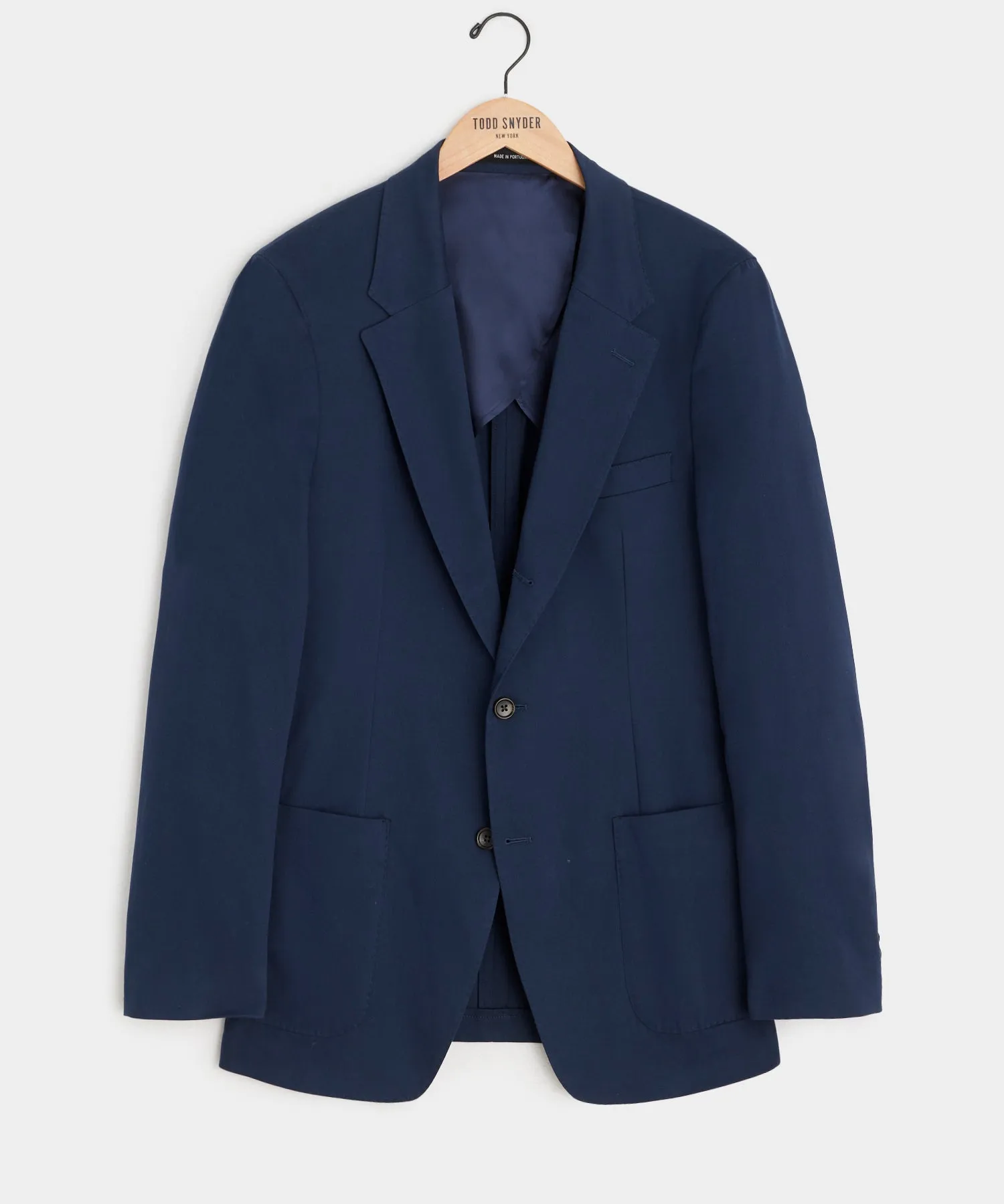 Italian Cotton Madison Jacket in Navy