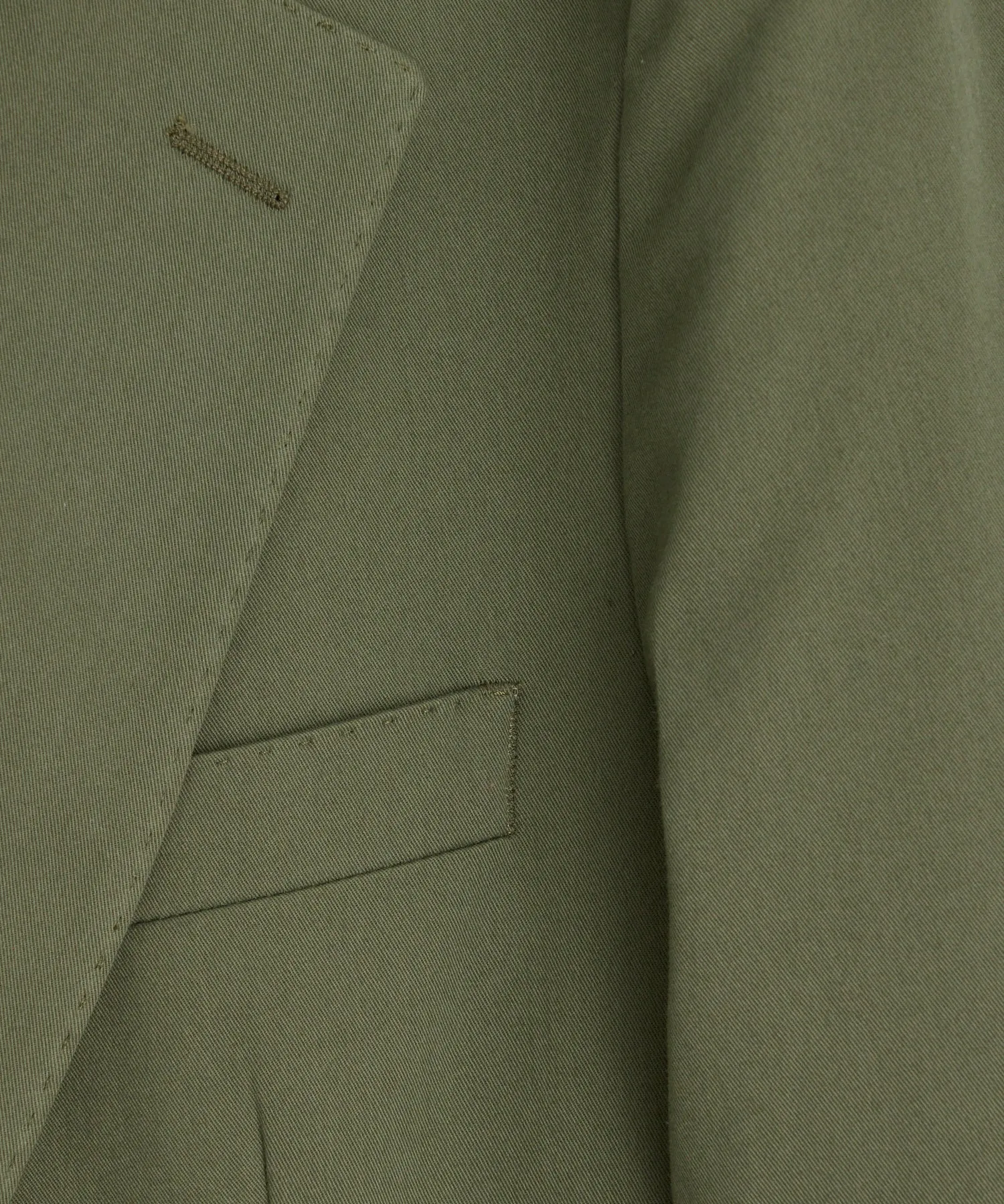 Italian Cotton Madison Jacket in Olive