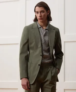 Italian Cotton Madison Jacket in Olive