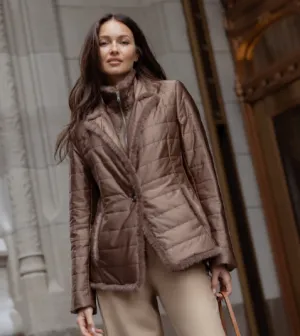 Jacket w/Detachable Mink JN1055M