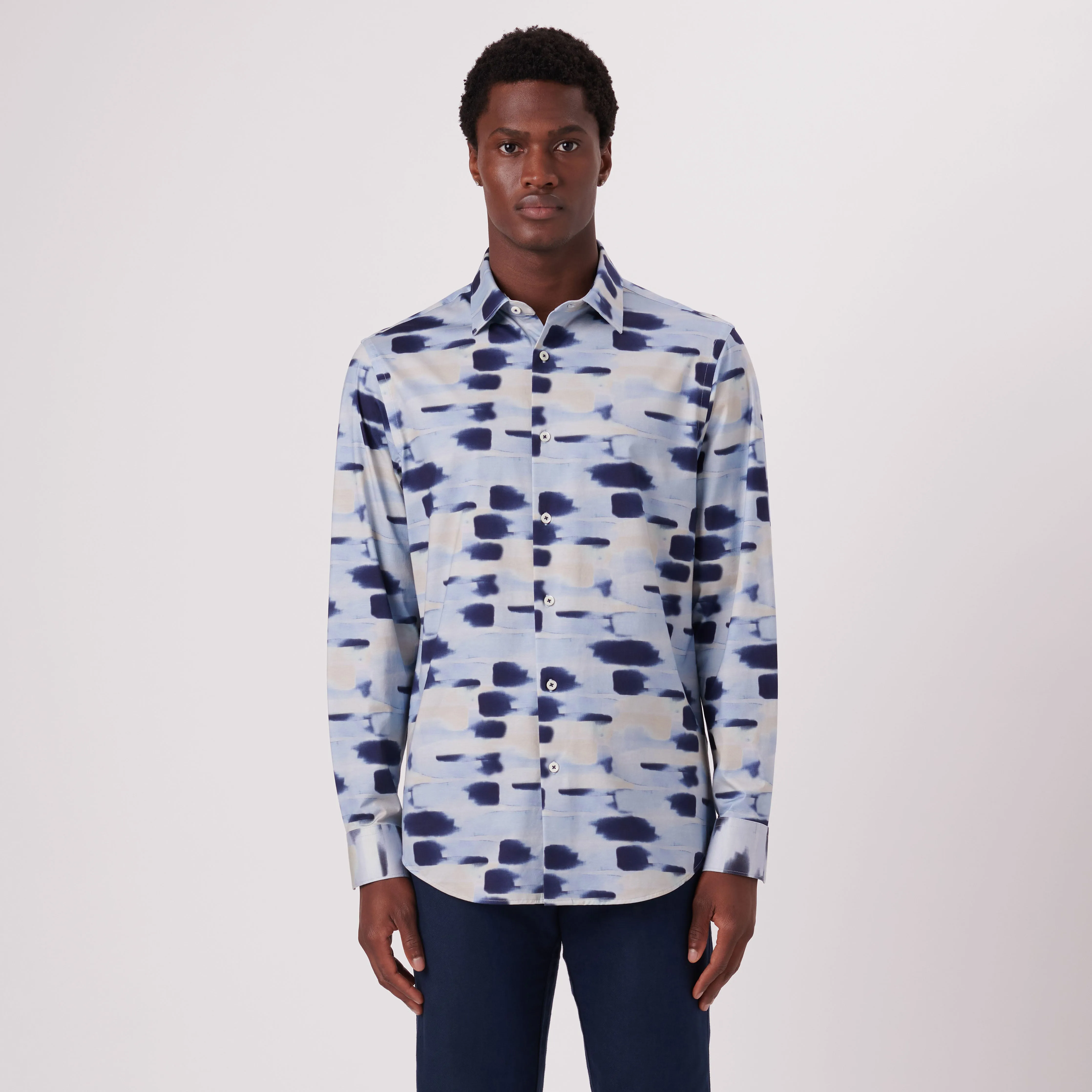 James Abstract Print OoohCotton Shirt