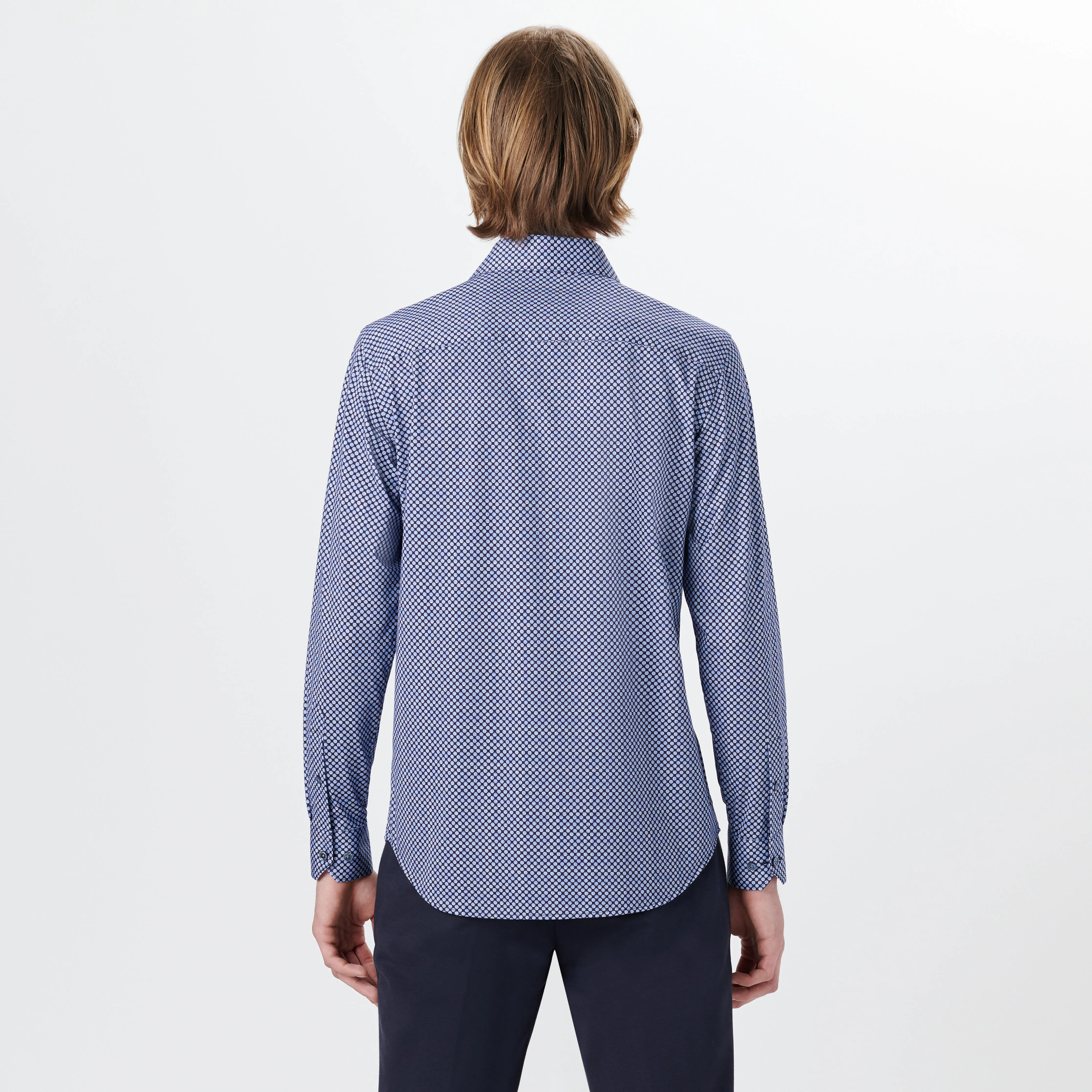 JAMES Coin Dot Print OoohCotton Shirt