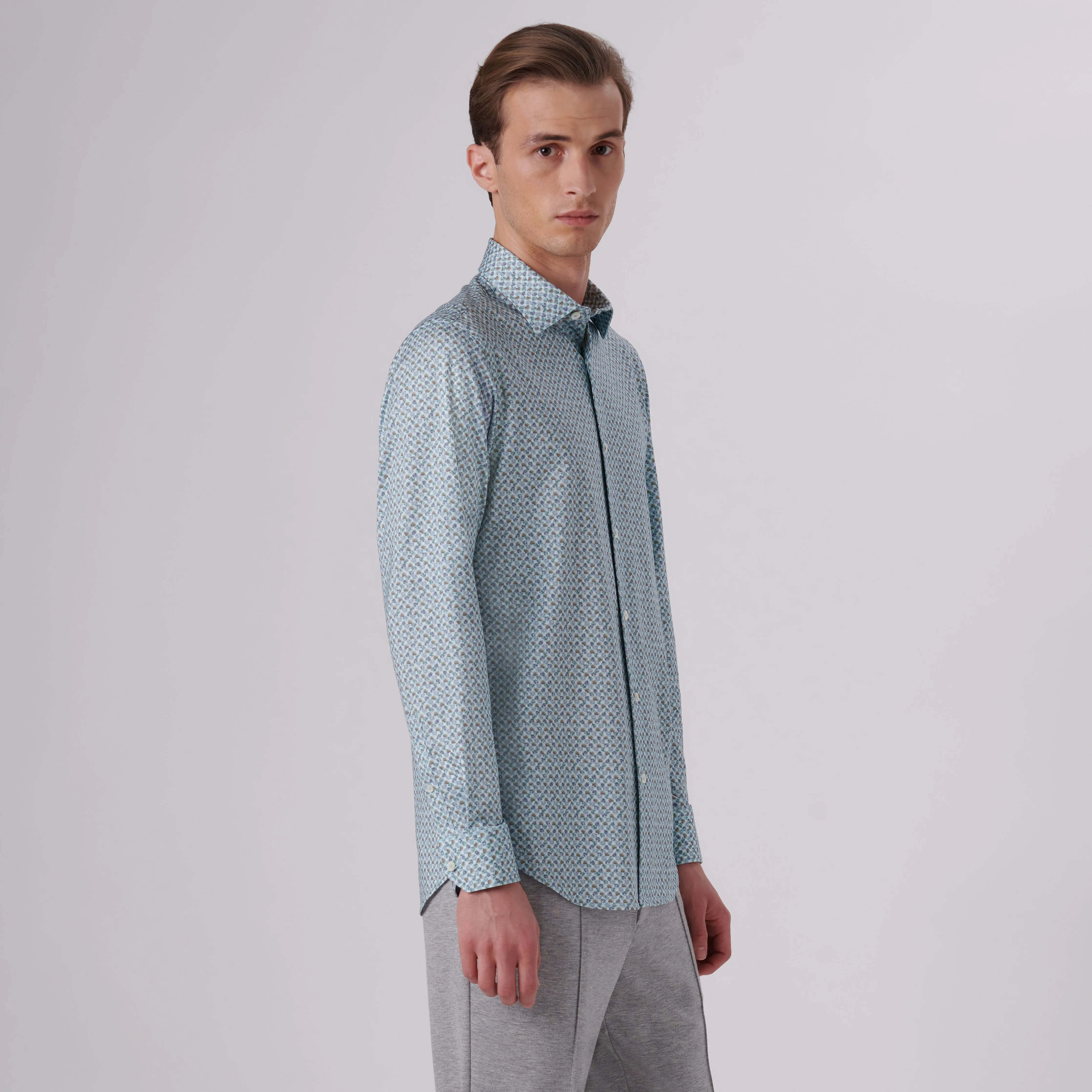 James Sprigs Print OoohCotton Shirt