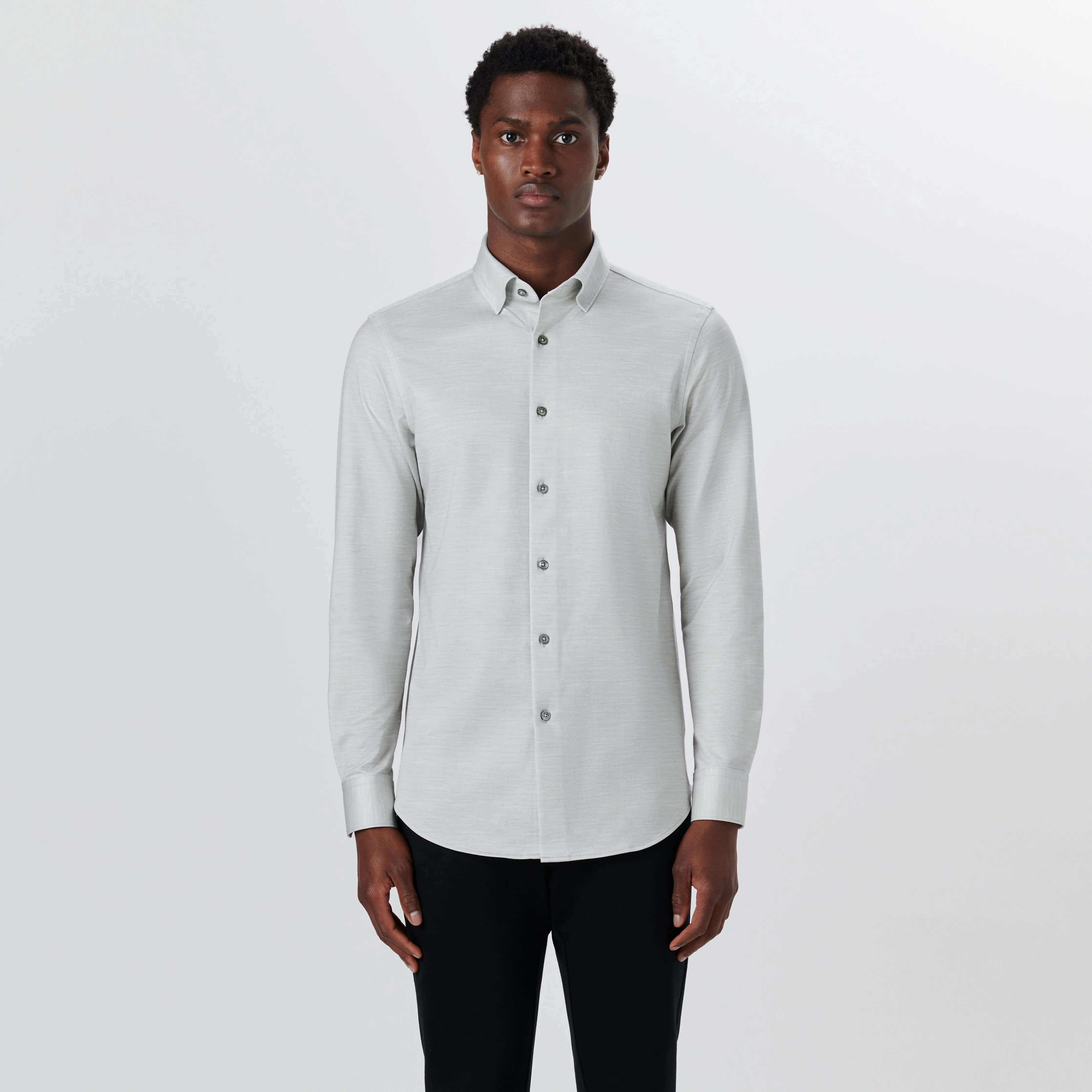 JAMES Striated OoohCotton Twill Shirt