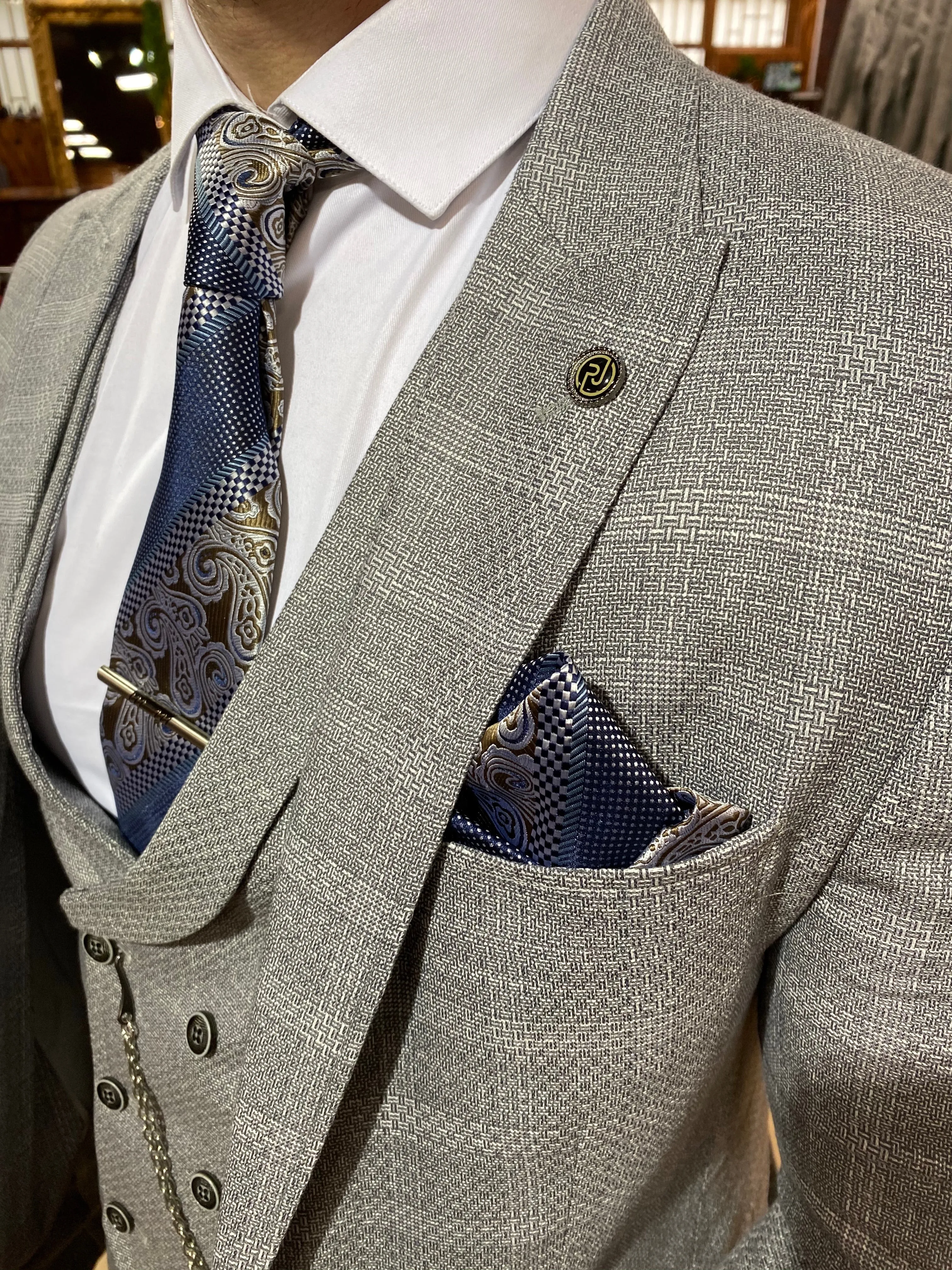 Jaydon - Grey 3 Piece Suit