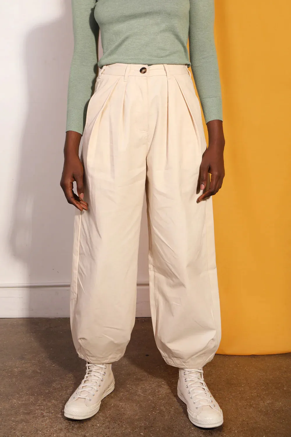 Jenkin's Trouser in Ecru | LF Markey