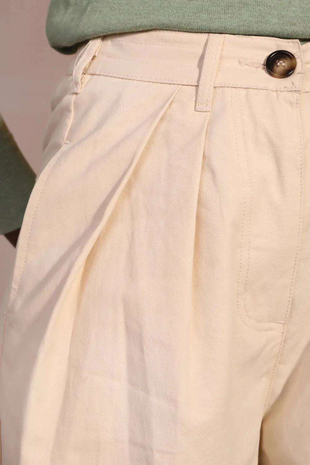 Jenkin's Trouser in Ecru | LF Markey