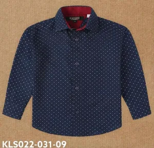 Jesús Navy Blue Dress Shirt