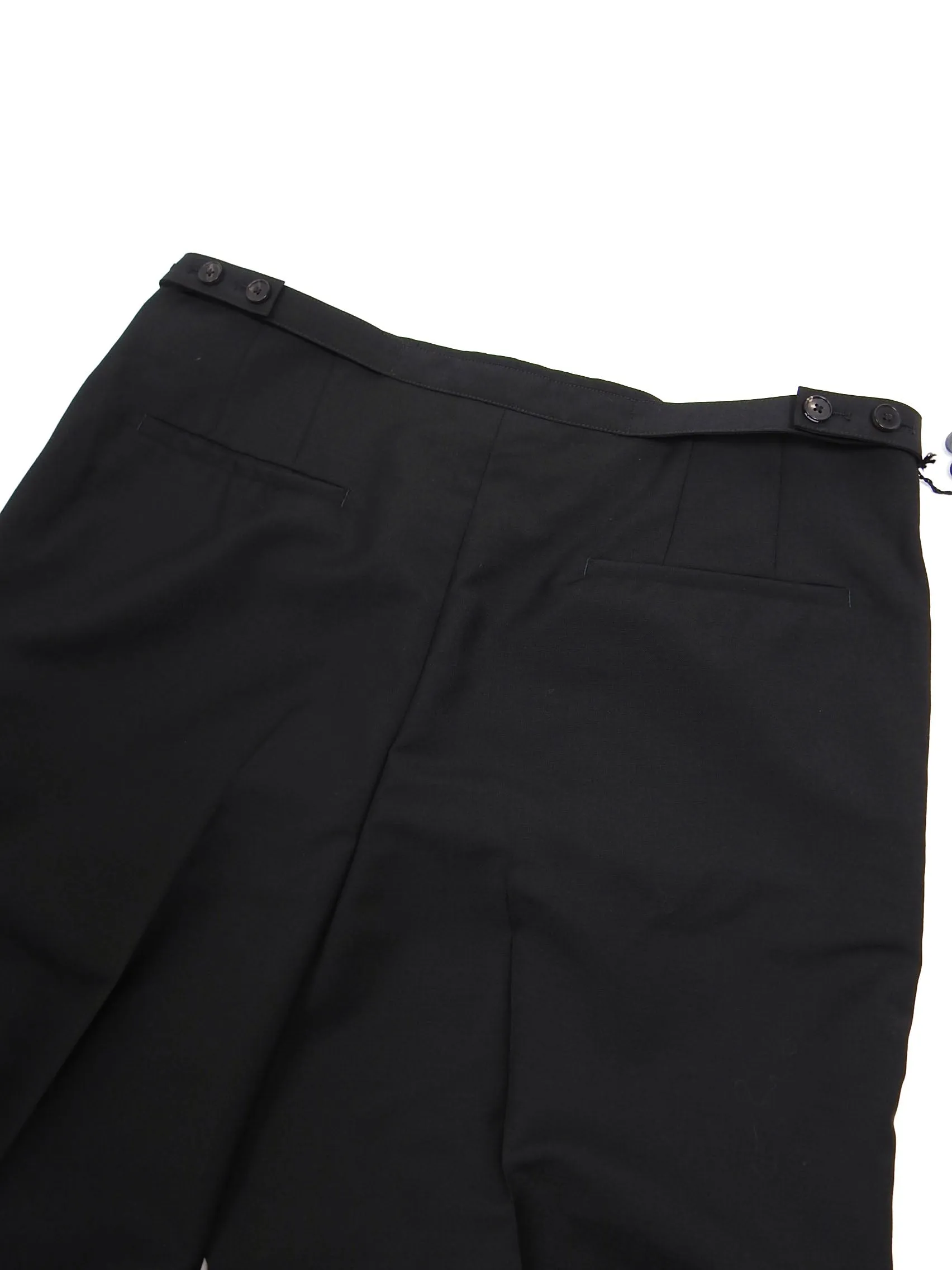 Jil Sander Black Wool Trousers Size 50