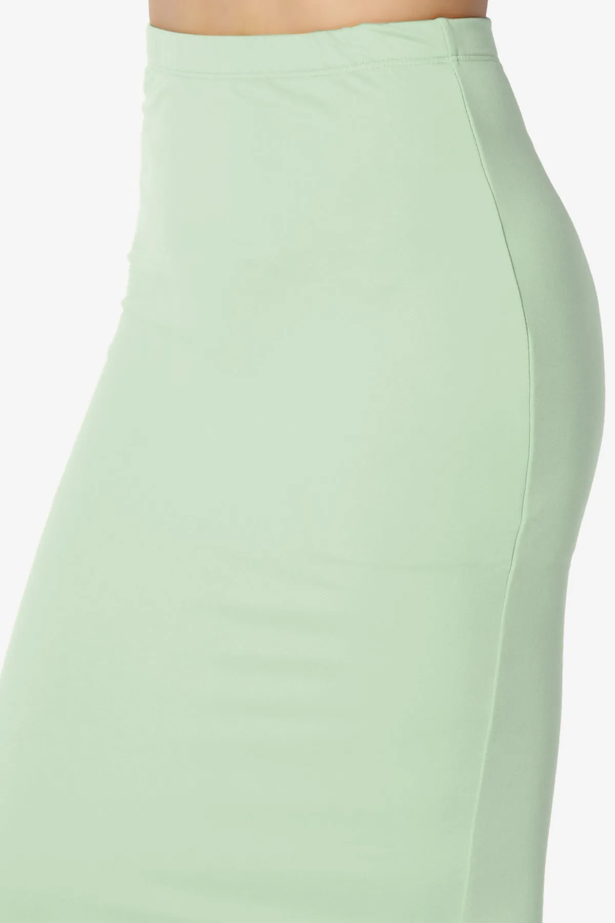 Joey Padded Shoulder Tank Top & Midi Pencil Skirt SET