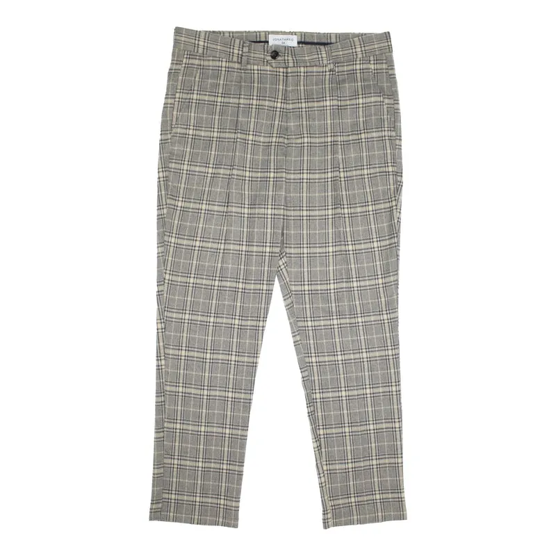 Jonathan D Logan Check Trousers - Wheat