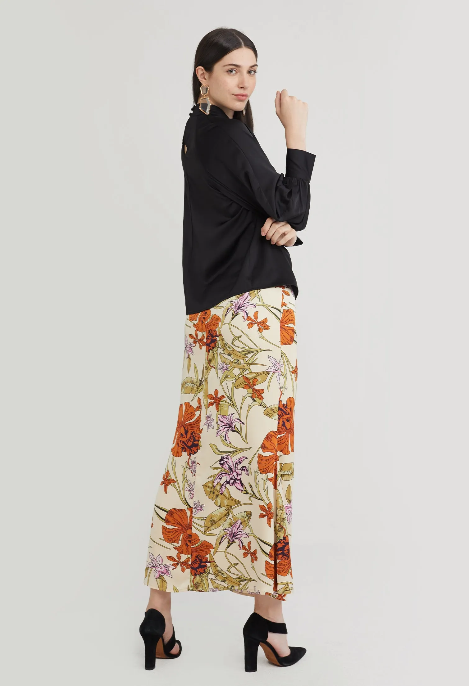 Key Hole Criss Cross Blouse