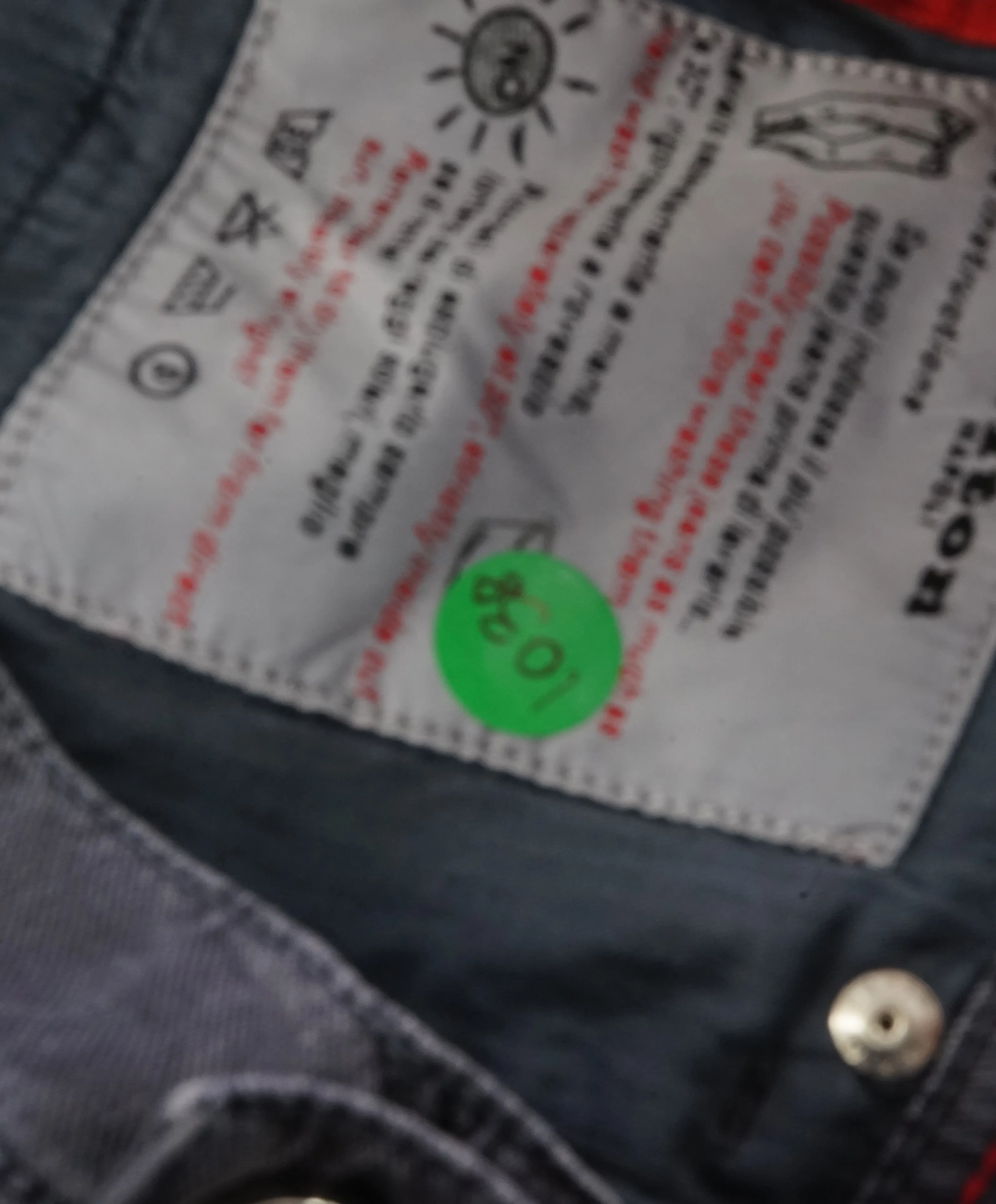 KITON - LOGO TAG & BUTTONS 5-Pocket DISTRESSED Casual Pants - 33W (50EU)
