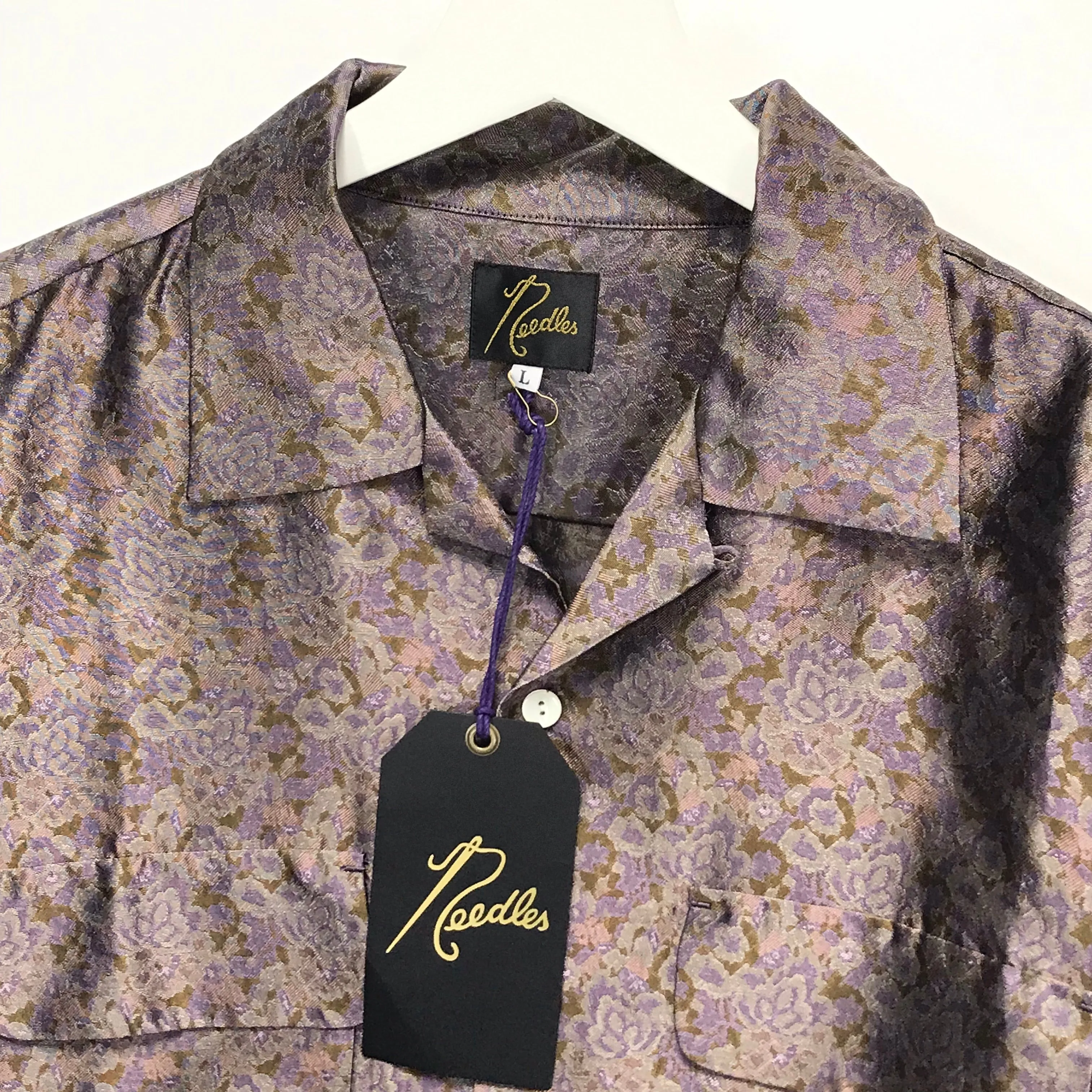 [L] NEEDLES CUT OFF BOTTOM CLASSIC SHIRT