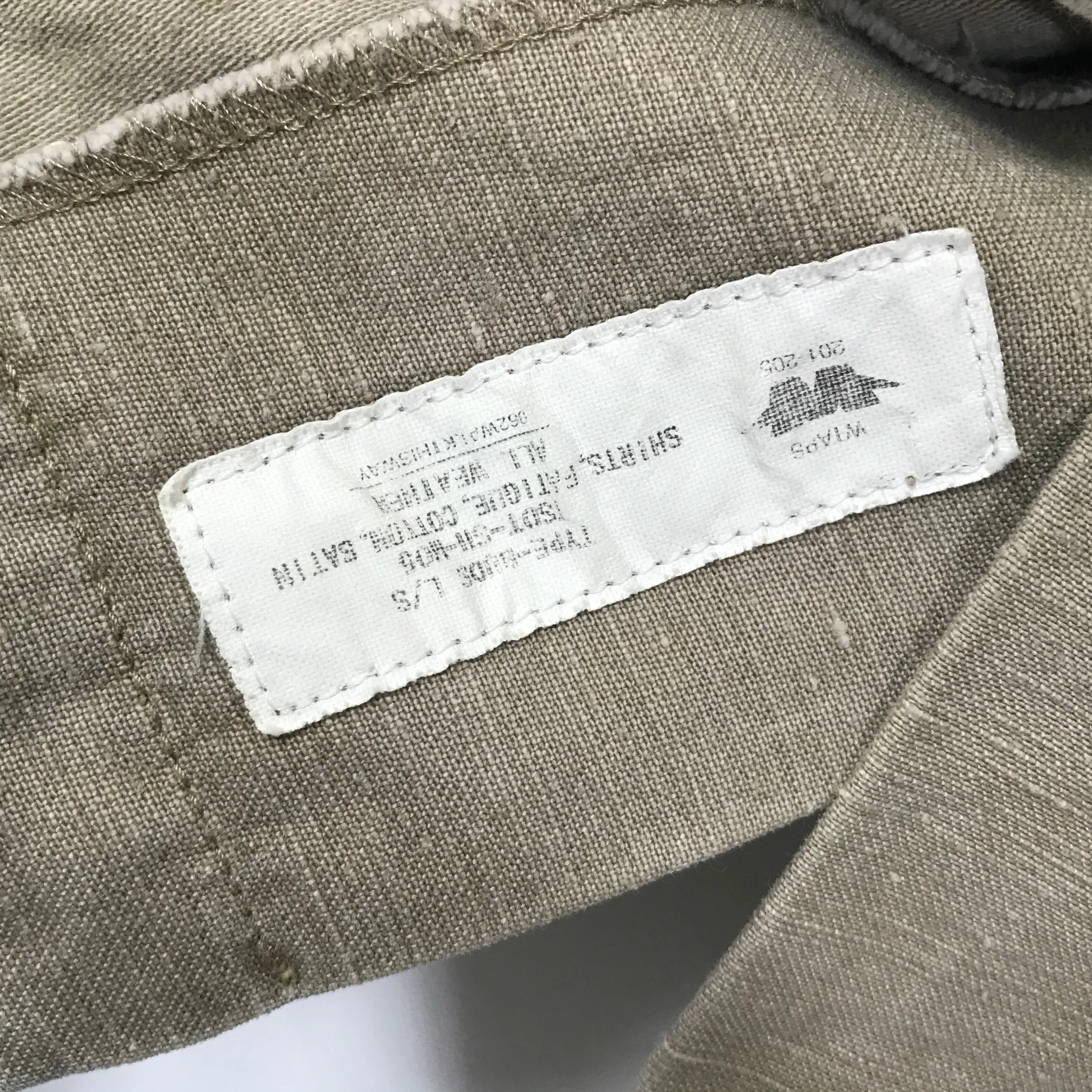 [L] WTaps 06AW Destroy Tradition BUDS L/S Shirt Beige