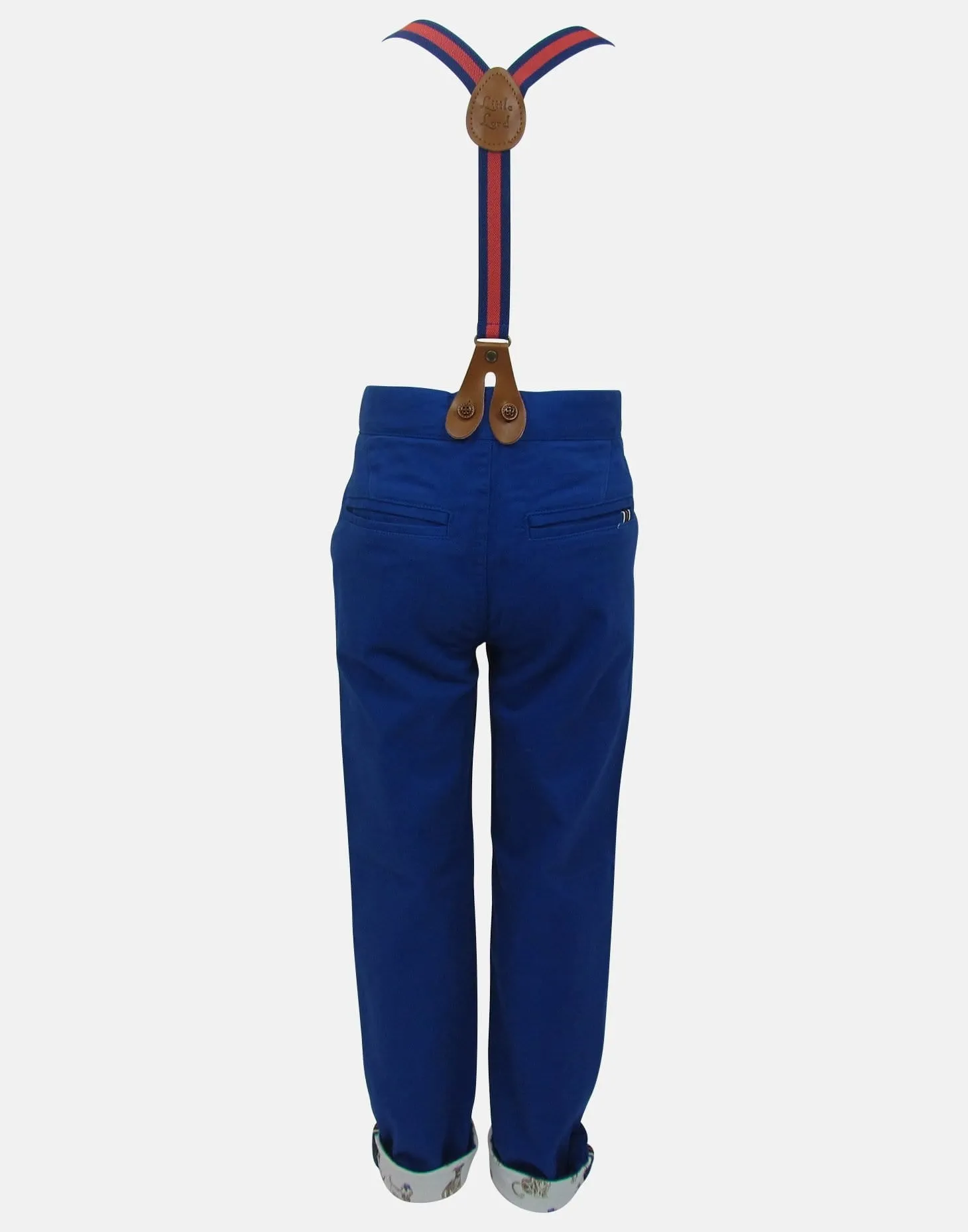 Lancelot : Blue trousers & braces