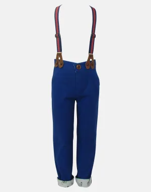 Lancelot : Blue trousers & braces