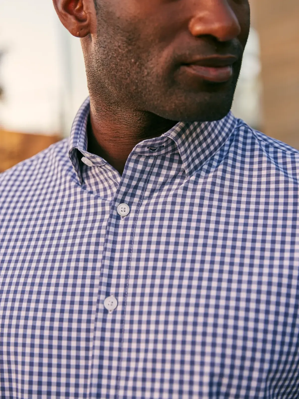 Leeward LS Dress Shirt - Alamo Gingham