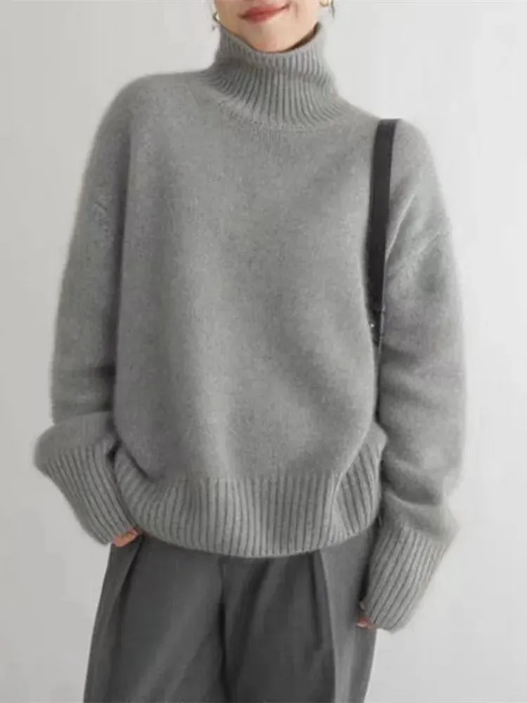 Linda - CASHMERE TURTLENECK SWEATER