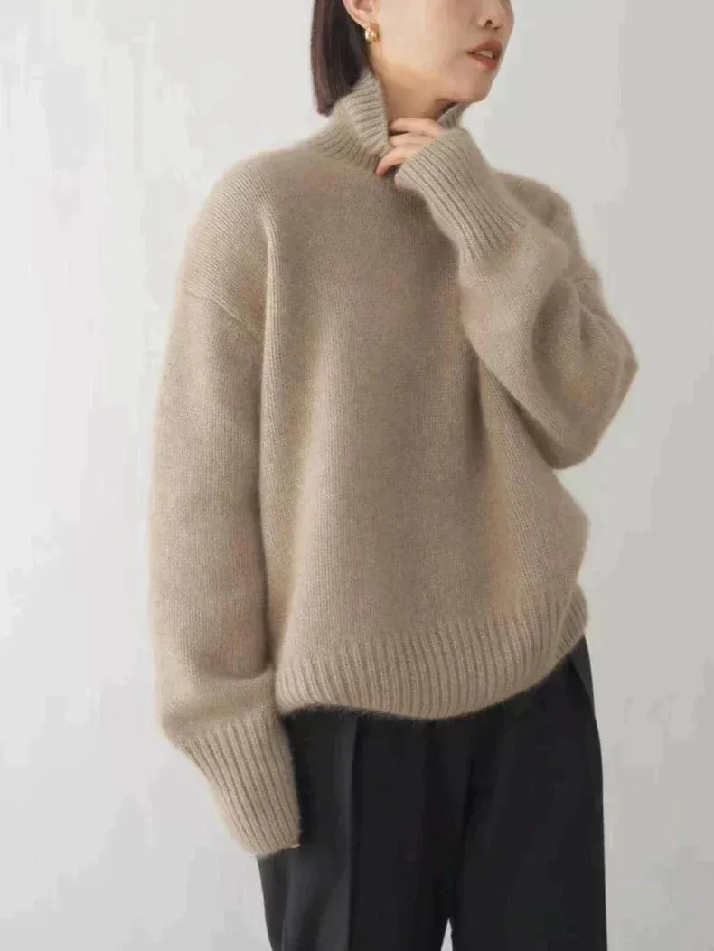 Linda - CASHMERE TURTLENECK SWEATER