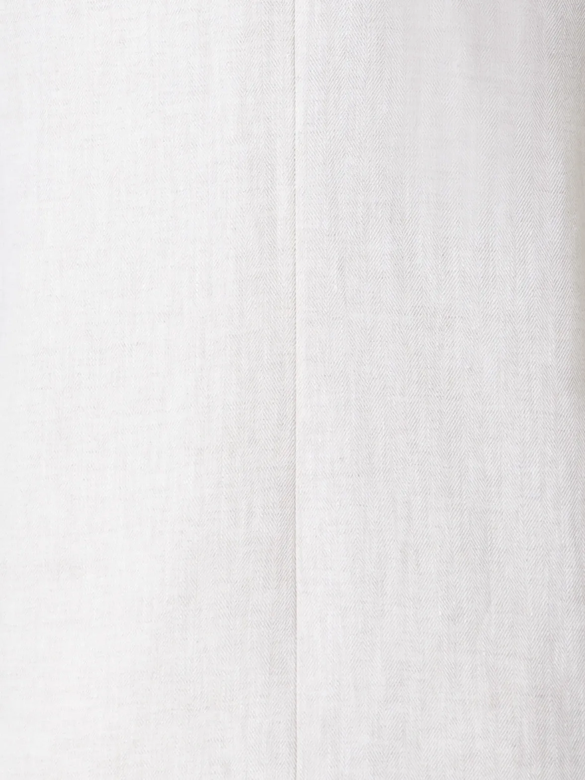 Linen Jacket with Semi-Sheer Organza Sleeves