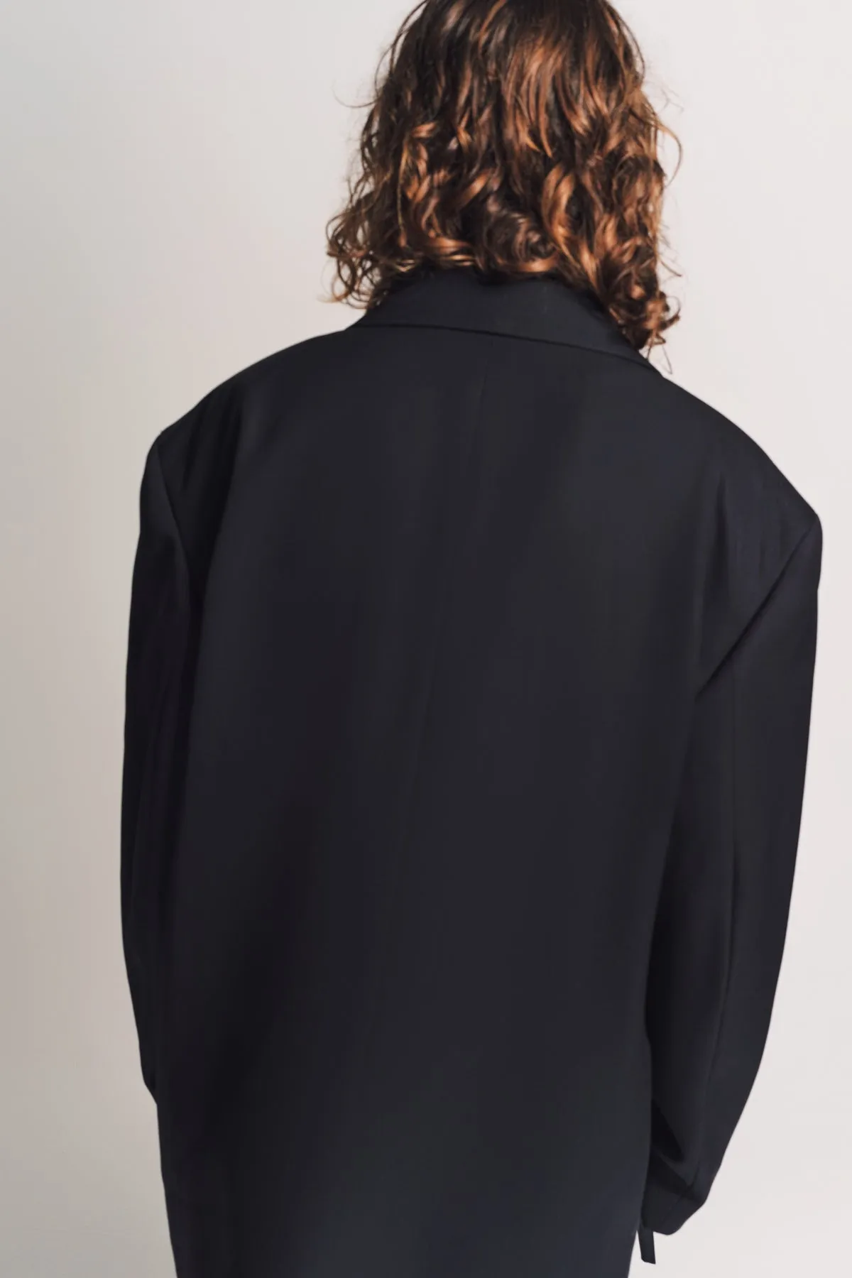 LOUIS GABRIEL NOUCHI | DOUBLE-BREASTED JACKET WITH DOUBLE COLLAR