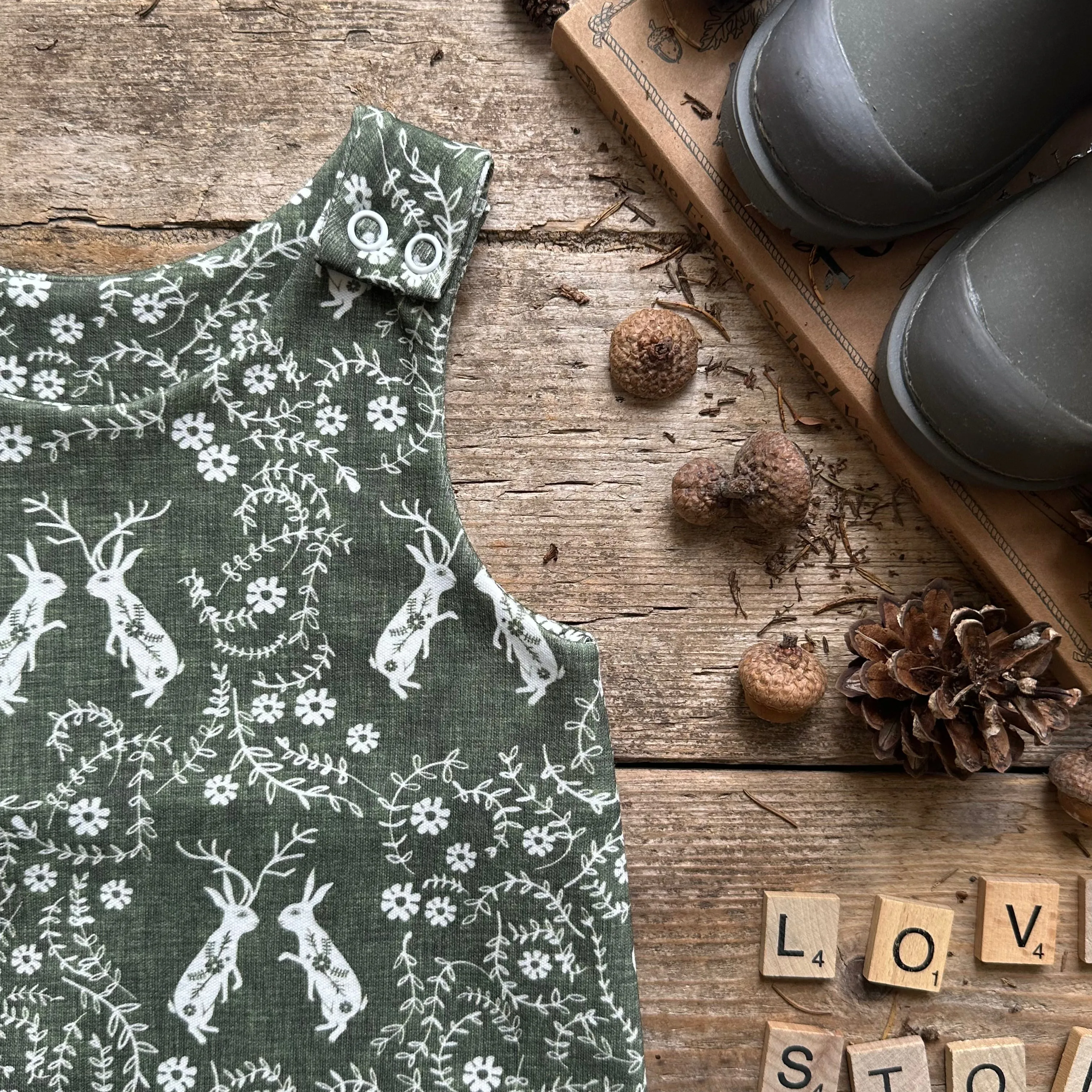 Love Story Footed Romper | Ready To Post