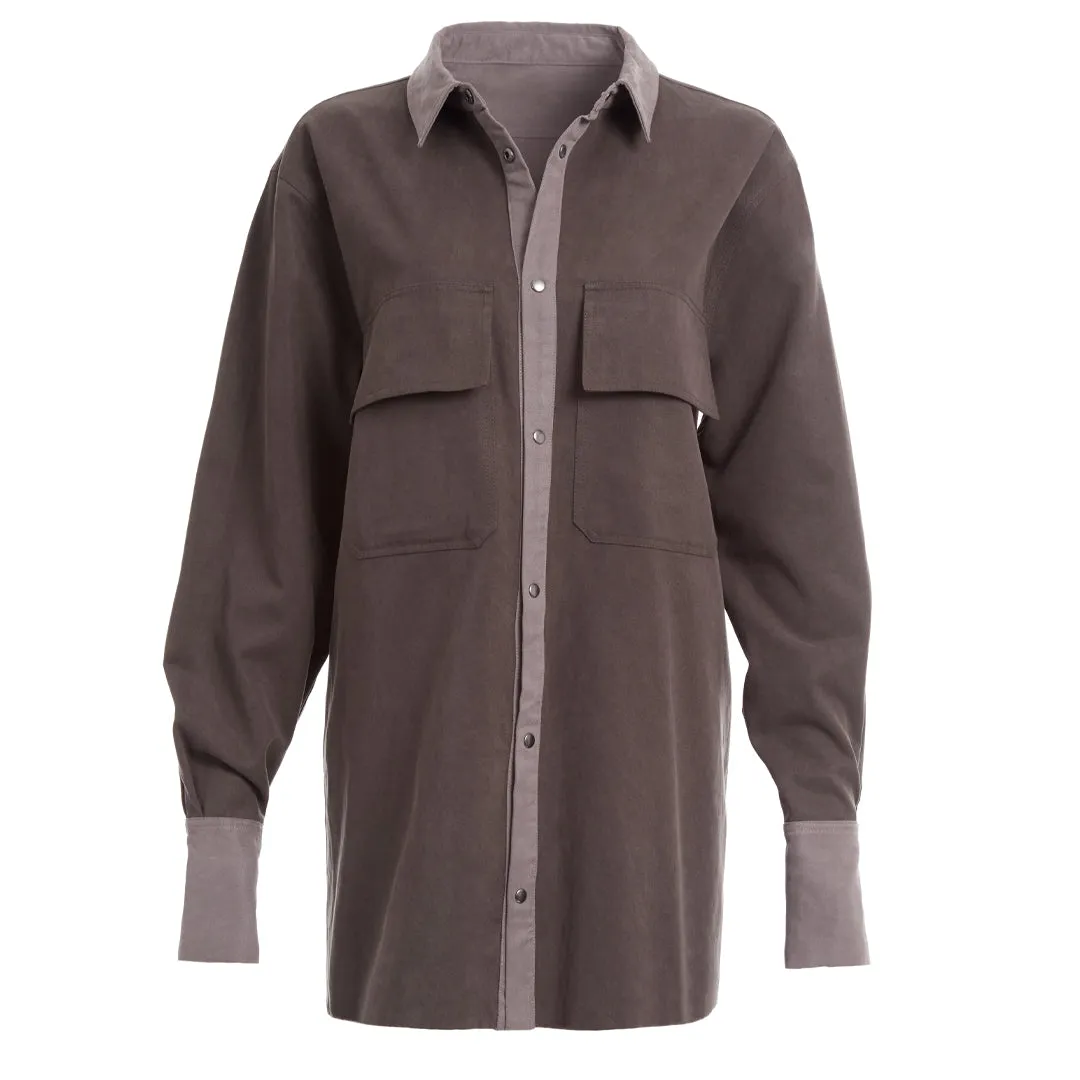 LUCIEN REVERSIBLE TOP SAGE & CARVIER STARE