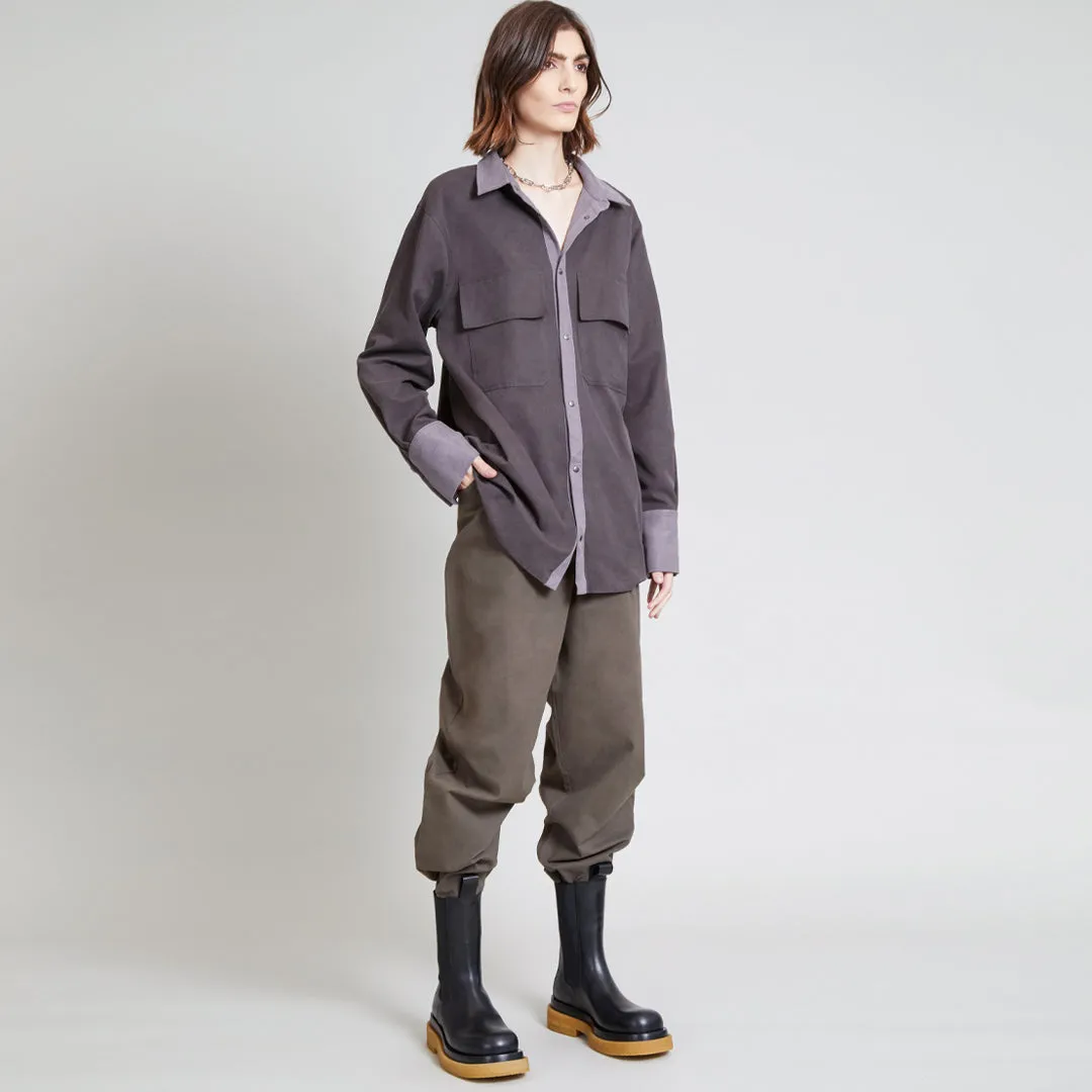 LUCIEN REVERSIBLE TOP SAGE & CARVIER STARE