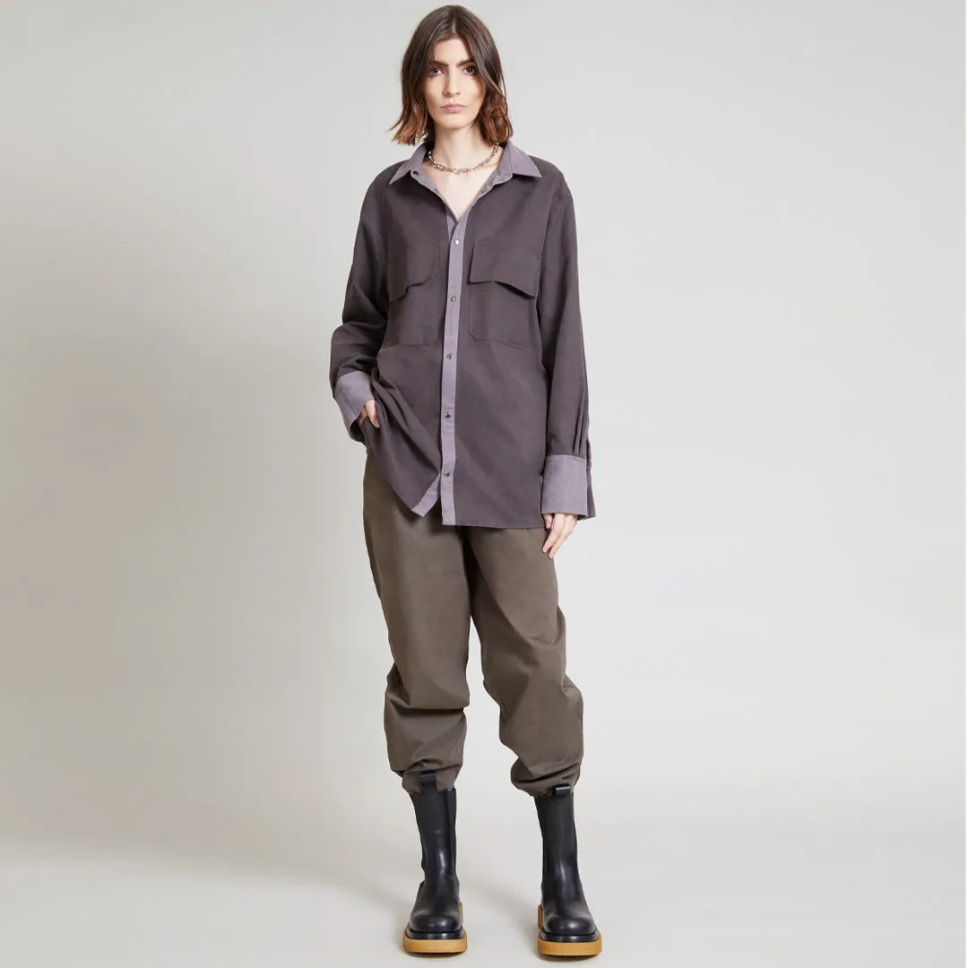LUCIEN REVERSIBLE TOP SAGE & CARVIER STARE