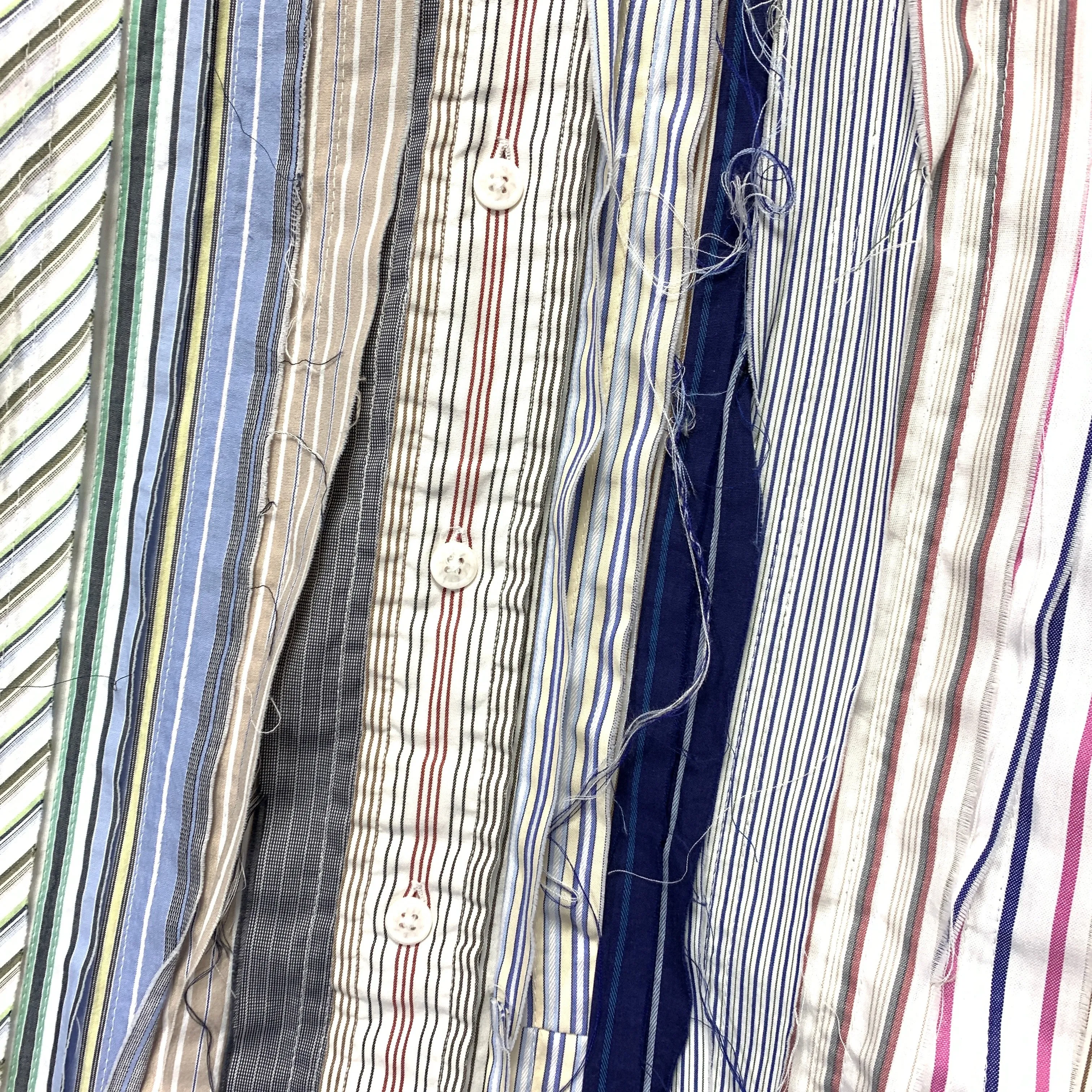 [M] Needles Rebuild Ribbon Cut Dress Shirt