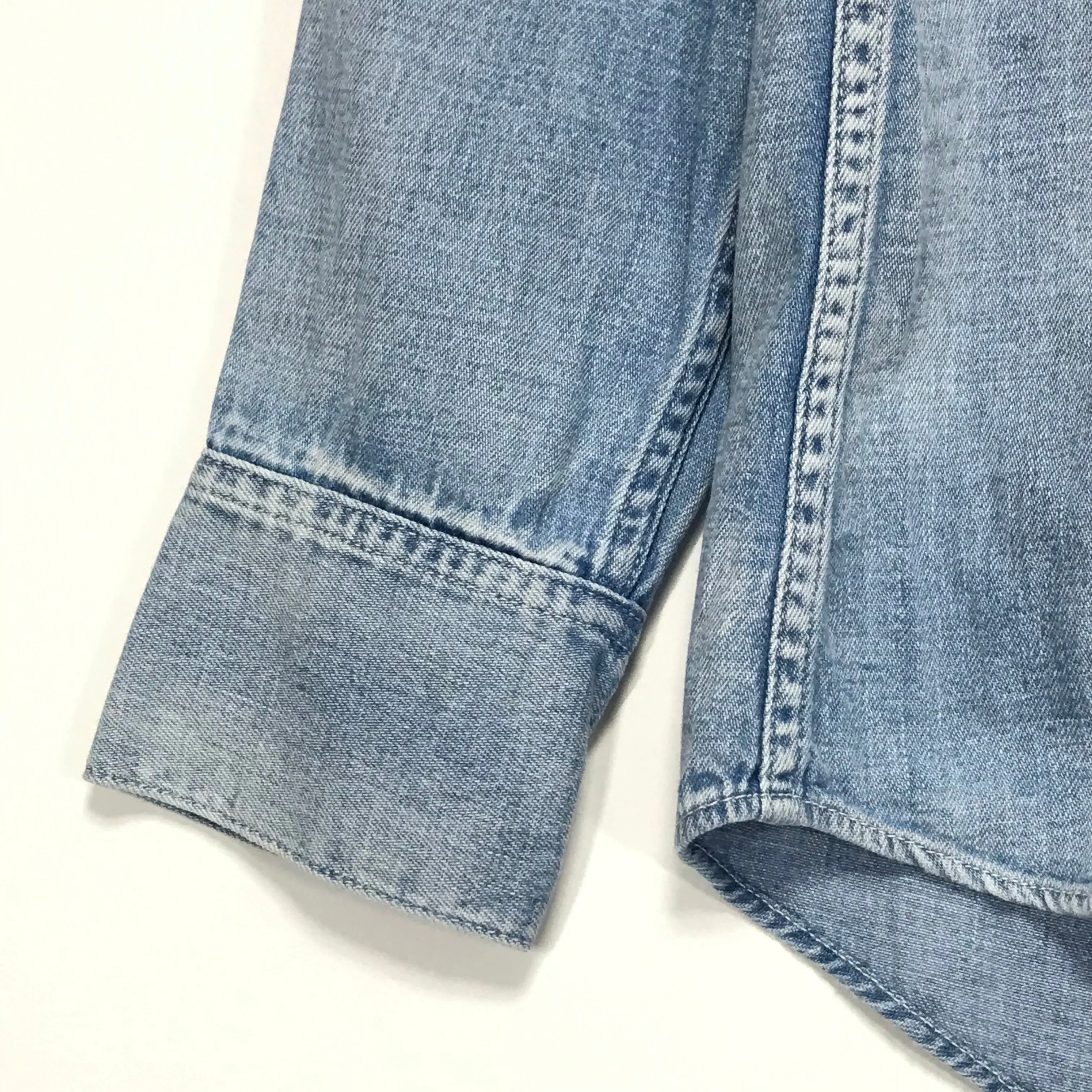 [M] Visvim 11AW SOCIAL SCULPTURE DENIM SHIRT DAMAGED L/S INDIGO