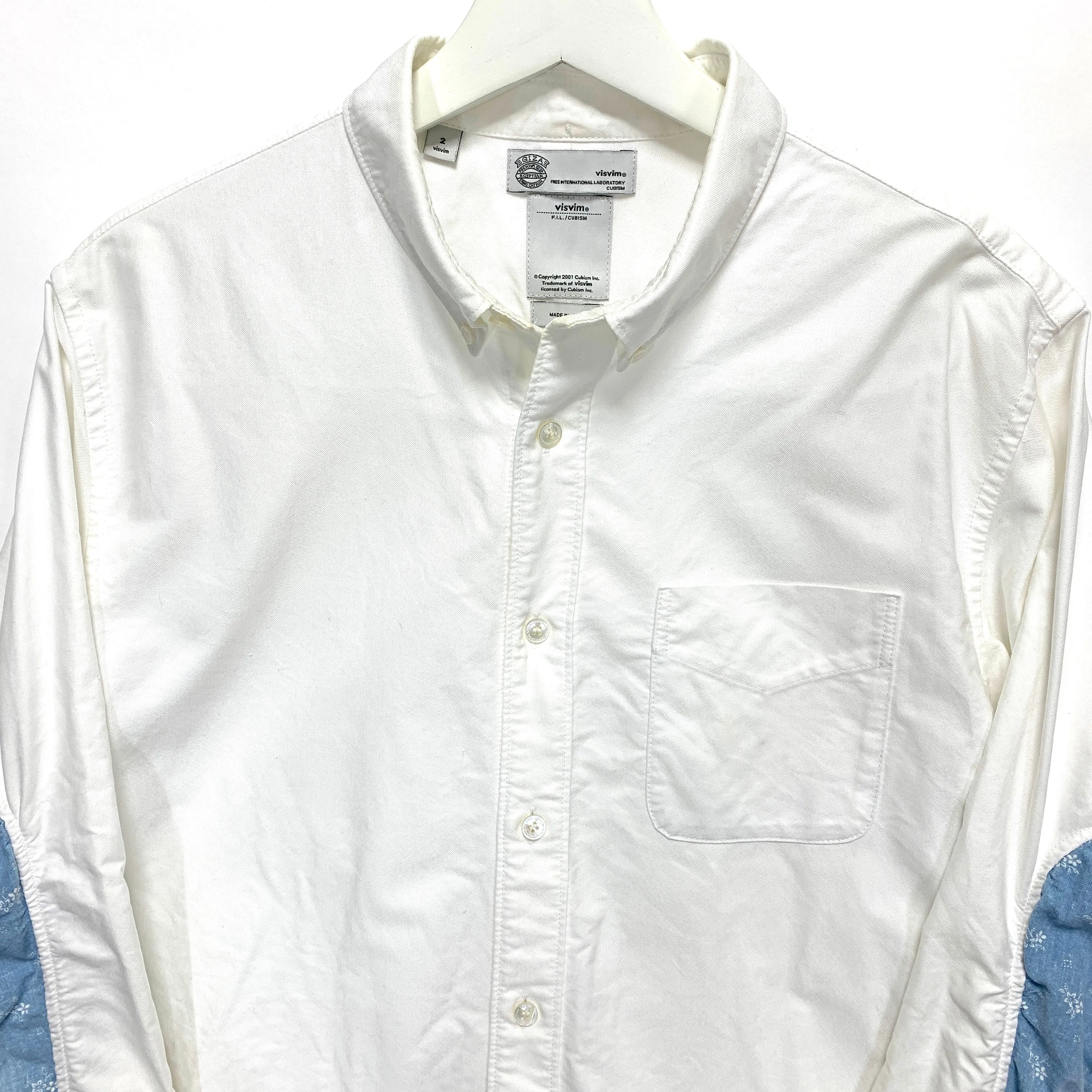 [M] Visvim 12AW Albacore Pizi Giza L/S Shirt White