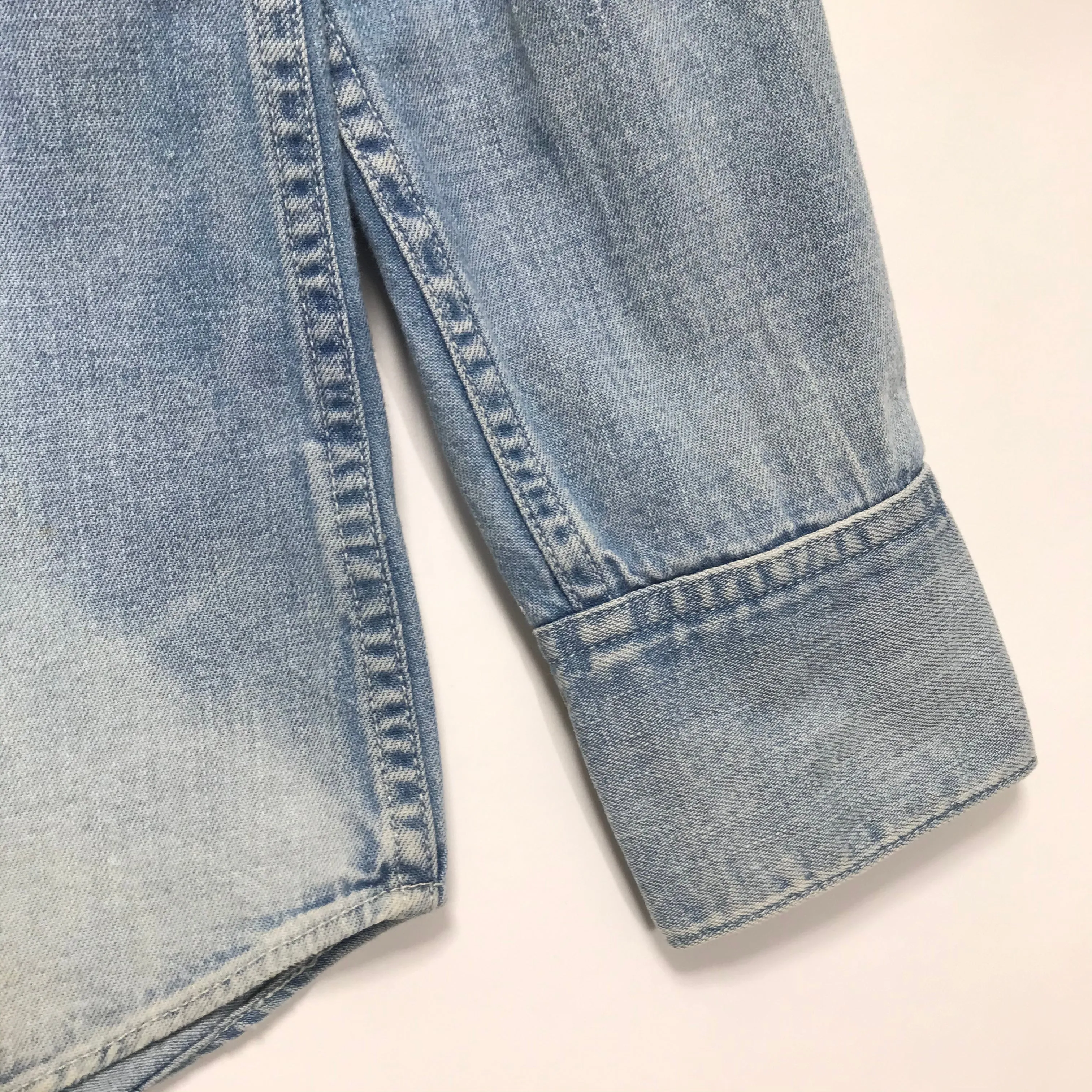 [M] VISVIM SOCIAL SCULPTURE SHIRT L/S DAMAGED INDIGO