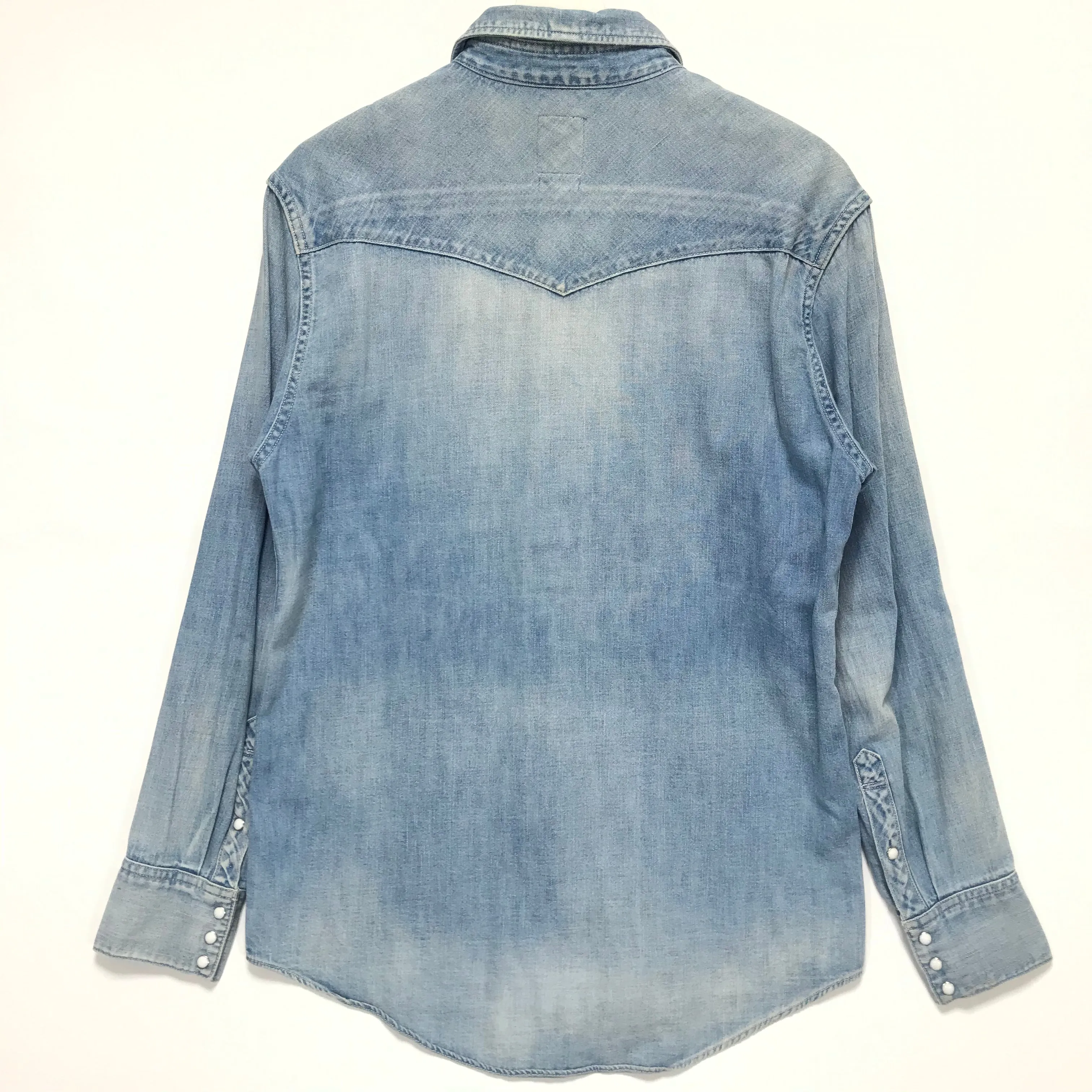 [M] VISVIM SOCIAL SCULPTURE SHIRT L/S DAMAGED INDIGO