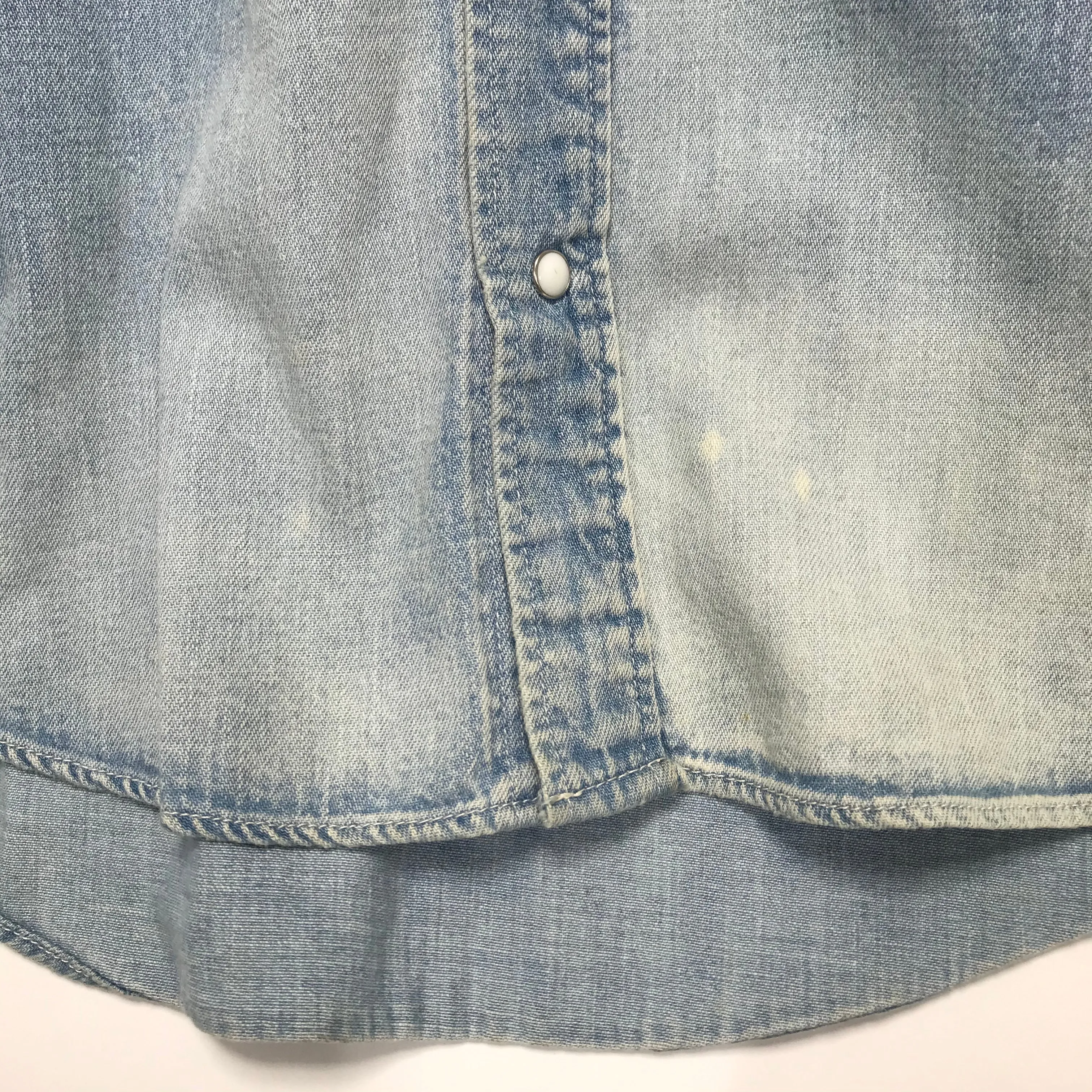 [M] VISVIM SOCIAL SCULPTURE SHIRT L/S DAMAGED INDIGO